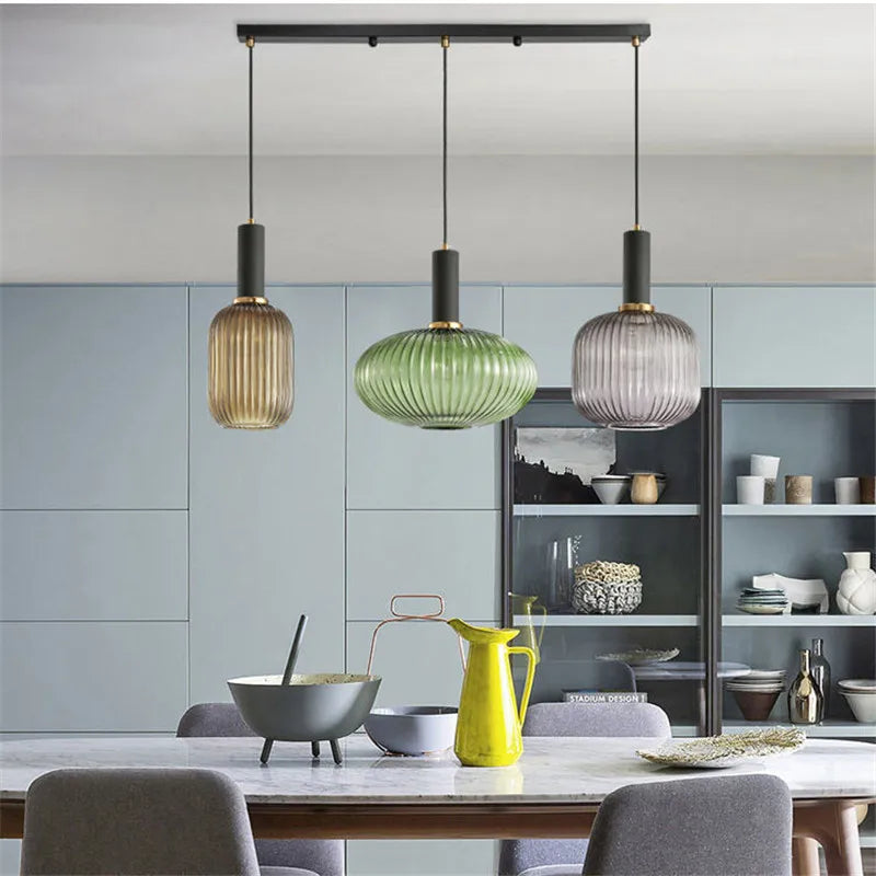 Nordic | Glass Retro LED Pendant Light