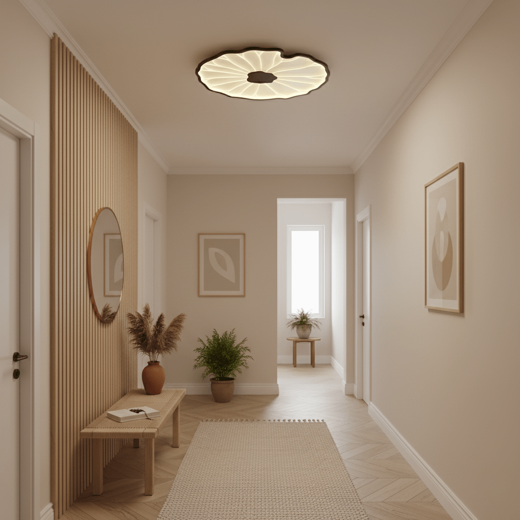Luca | Ceiling Lamp Acrylic Lotus Shape Indoor Lighting