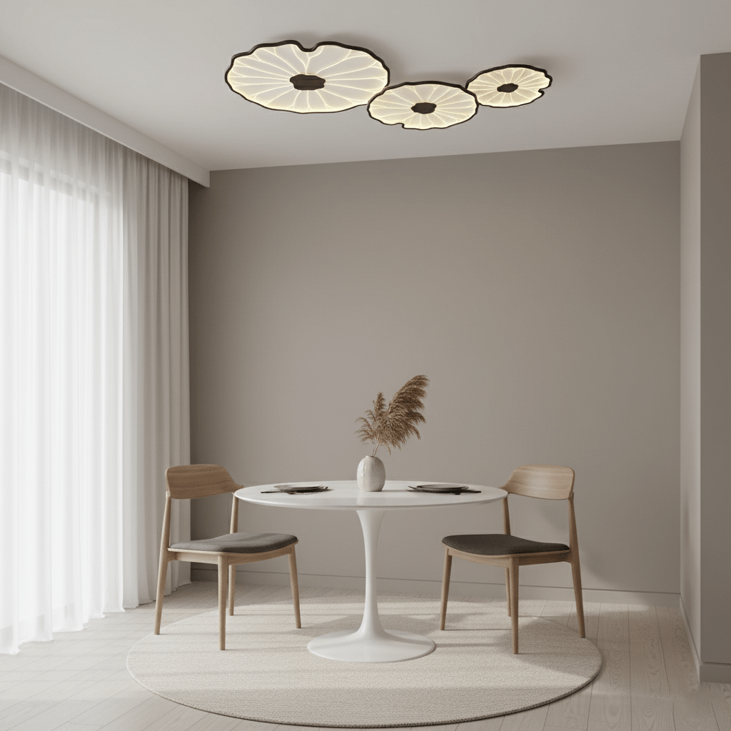 Luca | Ceiling Lamp Acrylic Lotus Shape Indoor Lighting