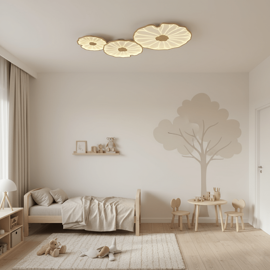 Luca | Ceiling Lamp Acrylic Lotus Shape Indoor Lighting