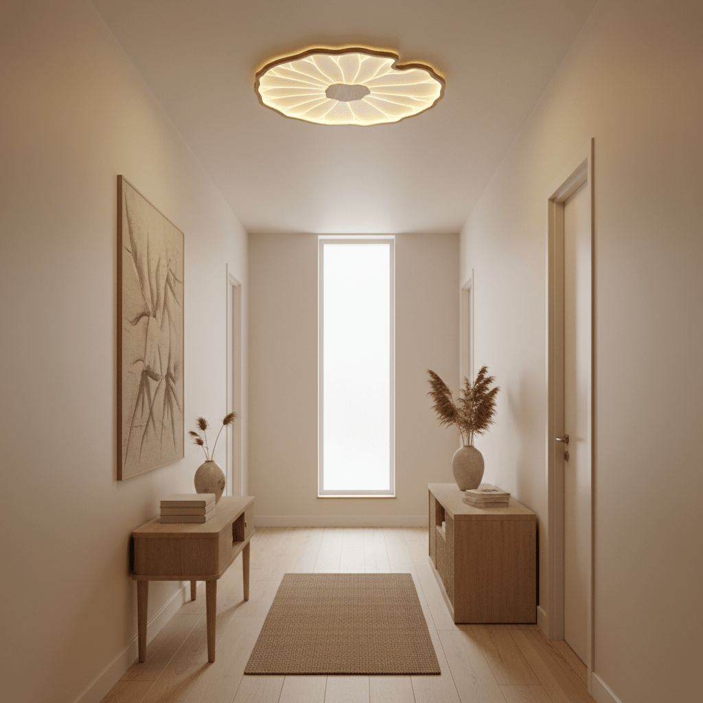Luca | Ceiling Lamp Acrylic Lotus Shape Indoor Lighting