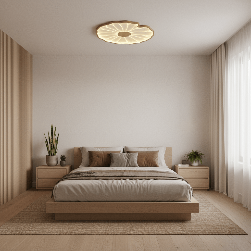 Luca | Ceiling Lamp Acrylic Lotus Shape Indoor Lighting