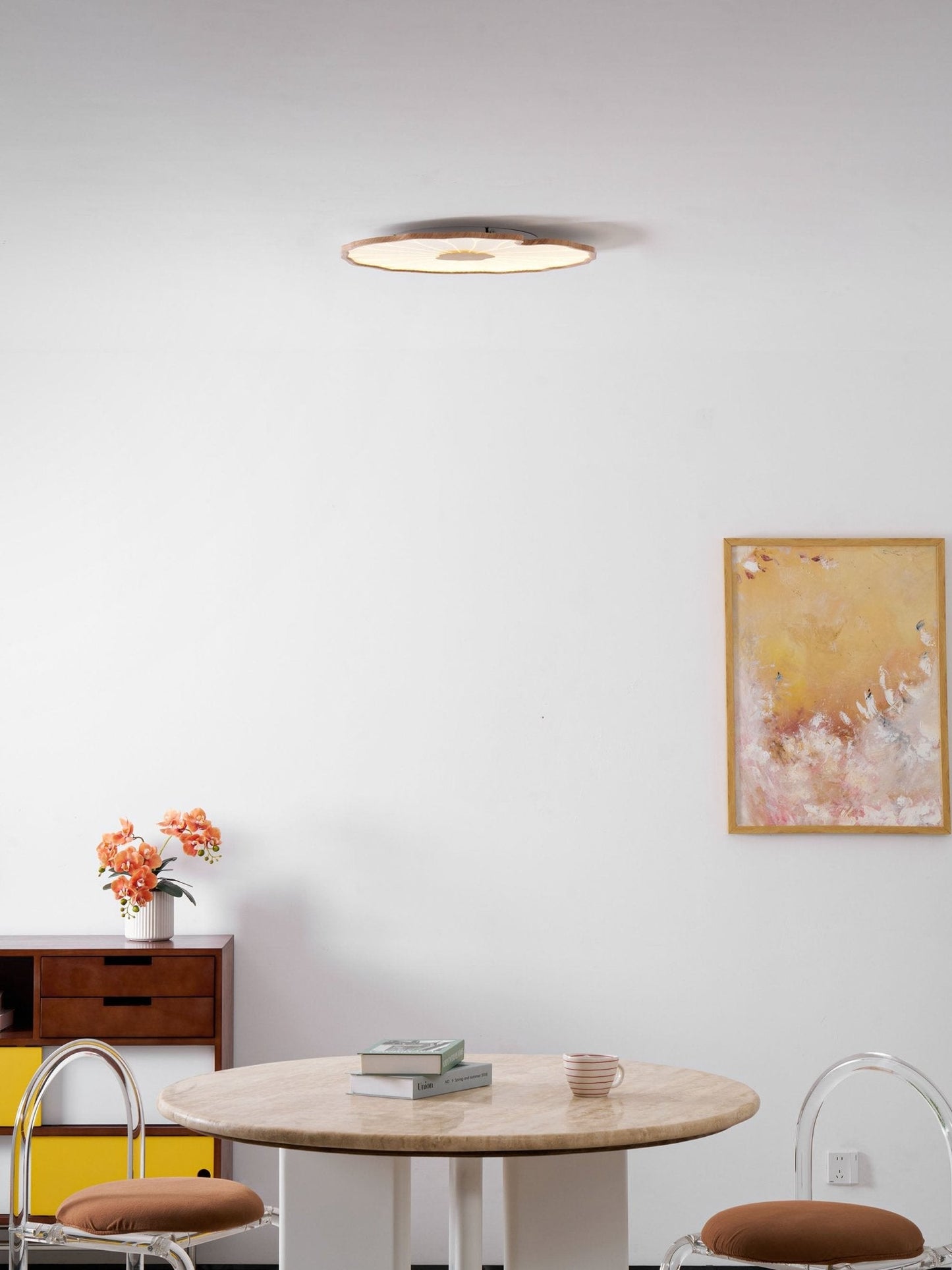 Luca | Ceiling Lamp Acrylic Lotus Shape Indoor Lighting