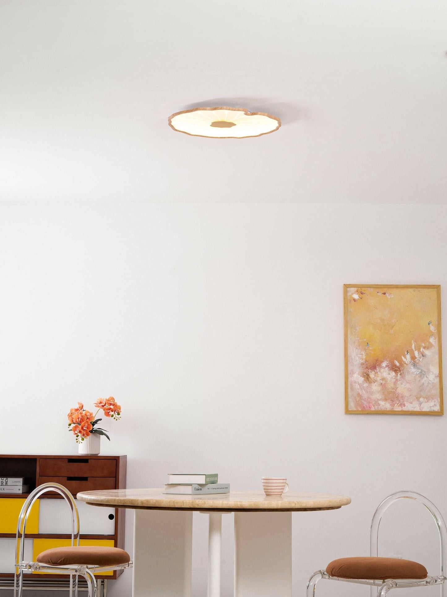 Luca | Ceiling Lamp Acrylic Lotus Shape Indoor Lighting