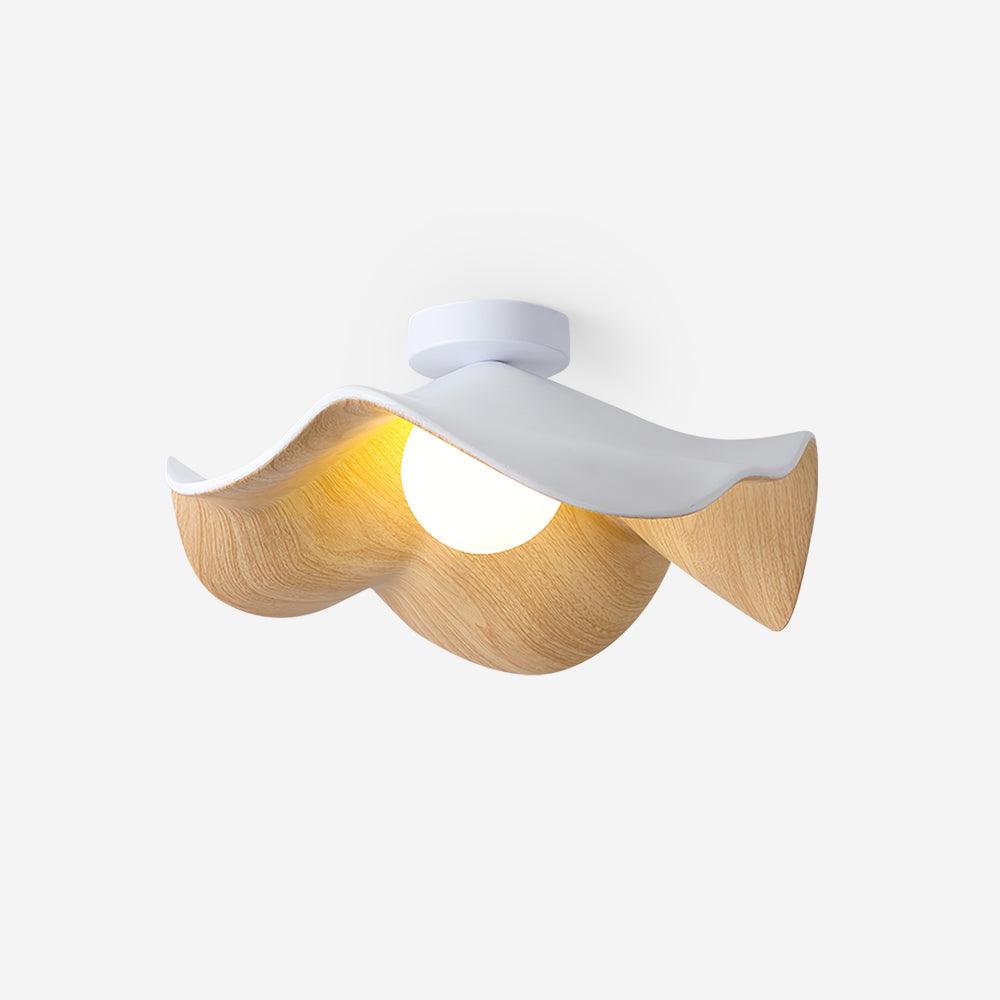 Isolde | LED Flush Mount Wood Bedroom Light Ceiling Lamp