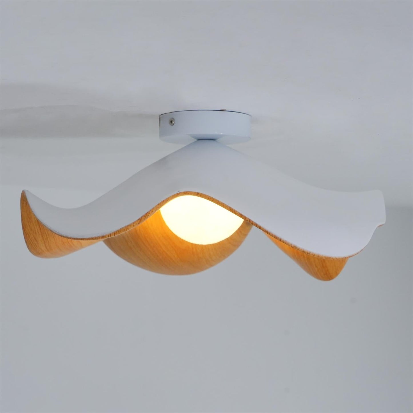 Isolde | LED Flush Mount Wood Bedroom Light Ceiling Lamp