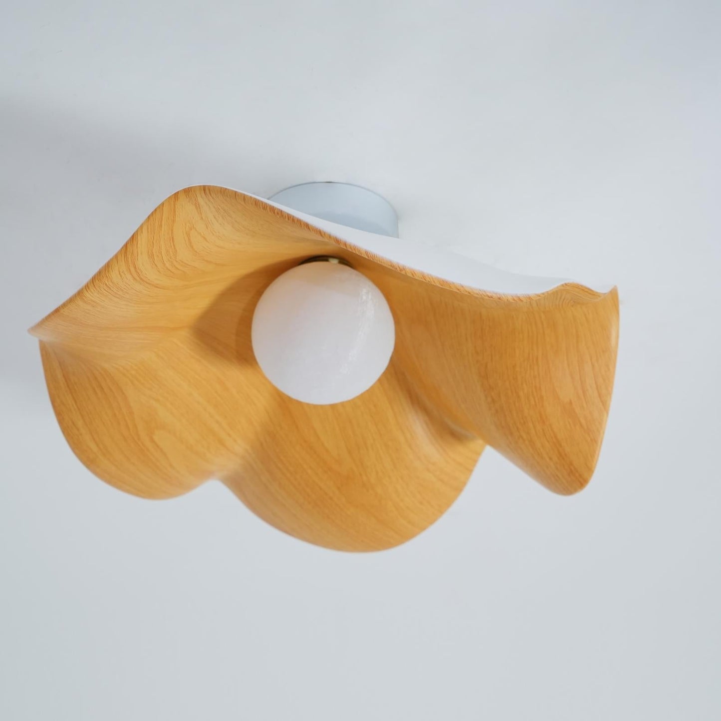 Isolde | LED Flush Mount Wood Bedroom Light Ceiling Lamp