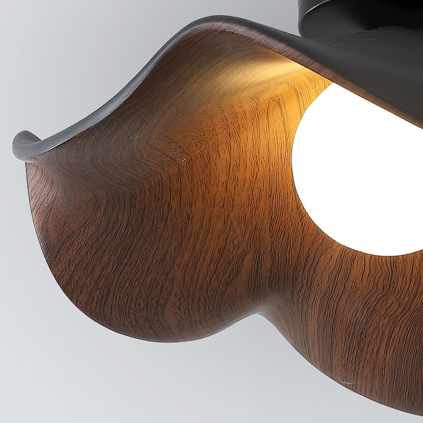 Isolde | LED Flush Mount Wood Bedroom Light Ceiling Lamp