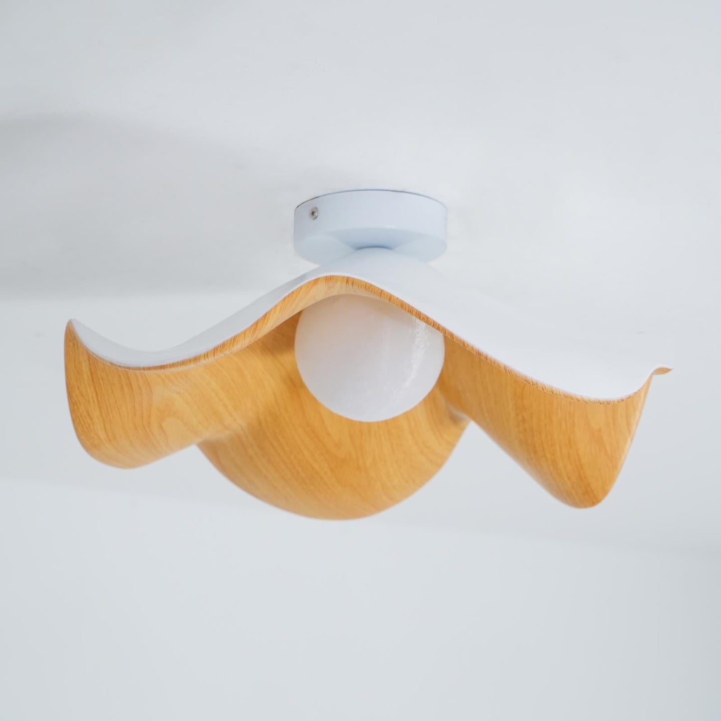 Isolde | LED Flush Mount Wood Bedroom Light Ceiling Lamp