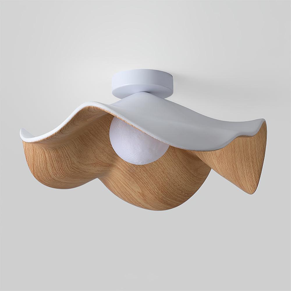 Isolde | LED Flush Mount Wood Bedroom Light Ceiling Lamp
