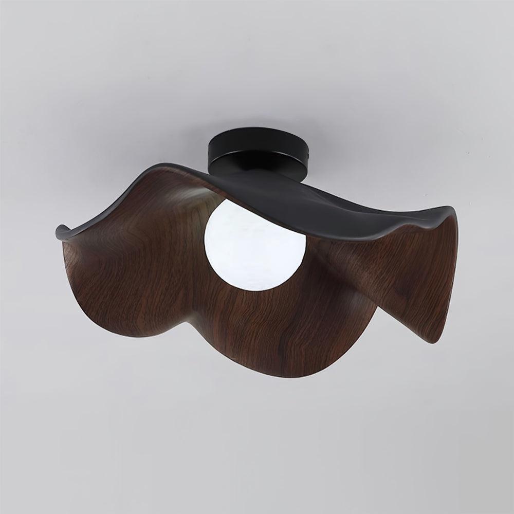 Isolde | LED Flush Mount Wood Bedroom Light Ceiling Lamp