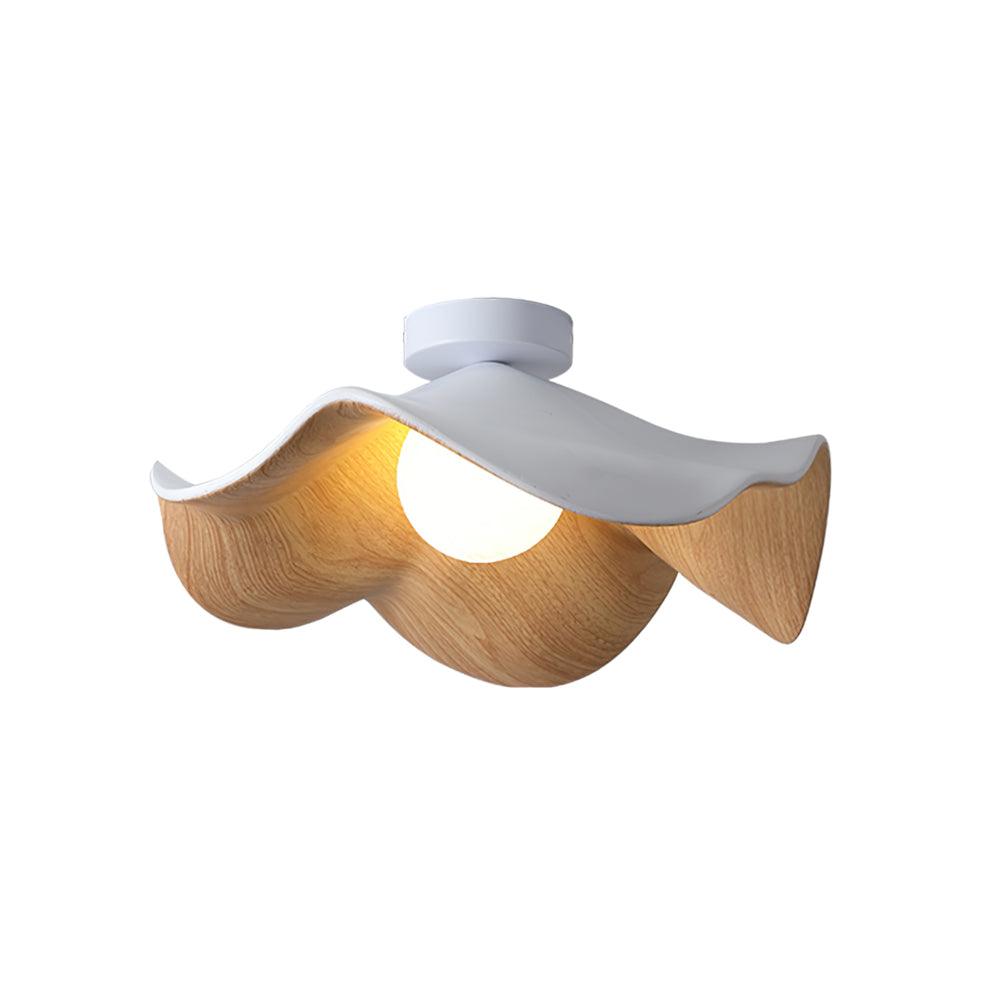 Isolde | LED Flush Mount Wood Bedroom Light Ceiling Lamp