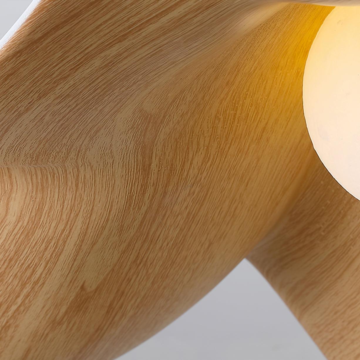 Isolde | LED Flush Mount Wood Bedroom Light Ceiling Lamp