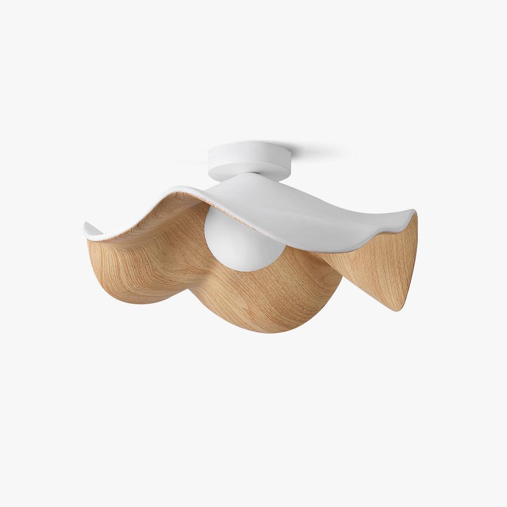 Isolde | LED Flush Mount Wood Bedroom Light Ceiling Lamp