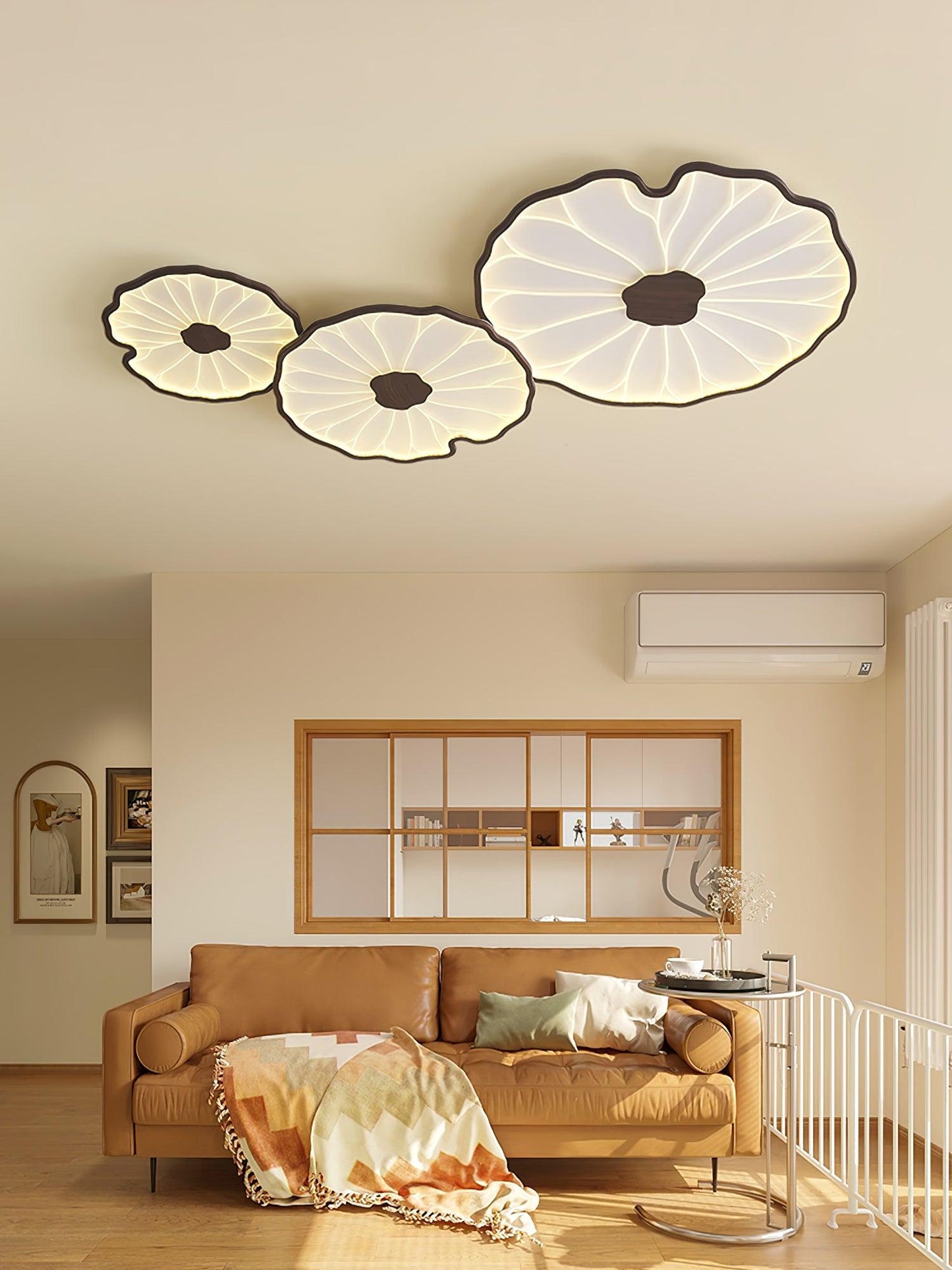 Luca | Ceiling Lamp Acrylic Lotus Shape Indoor Lighting