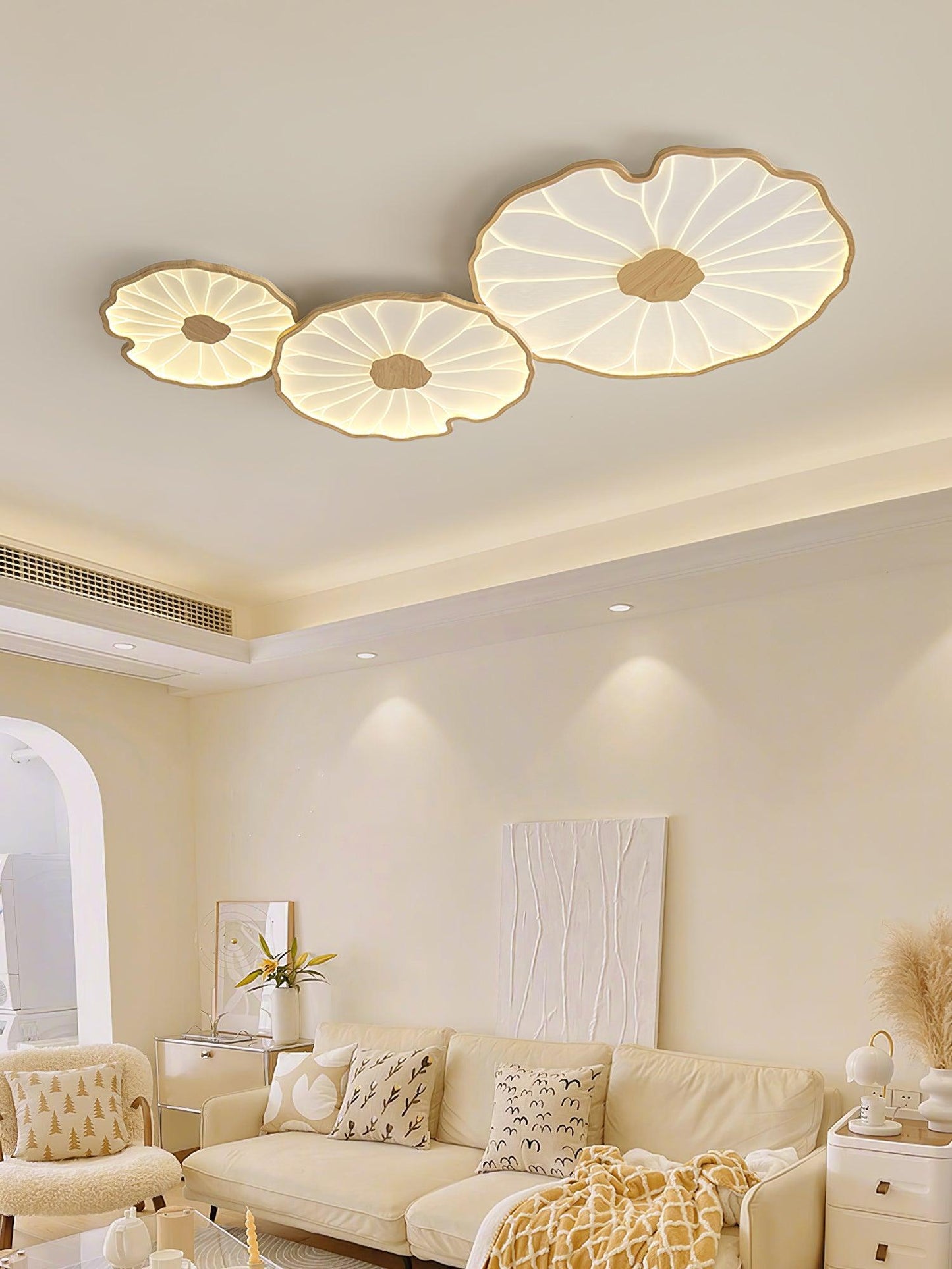 Luca | Ceiling Lamp Acrylic Lotus Shape Indoor Lighting
