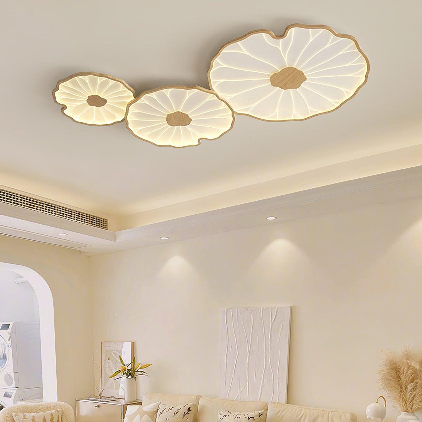 Luca | Ceiling Lamp Acrylic Lotus Shape Indoor Lighting