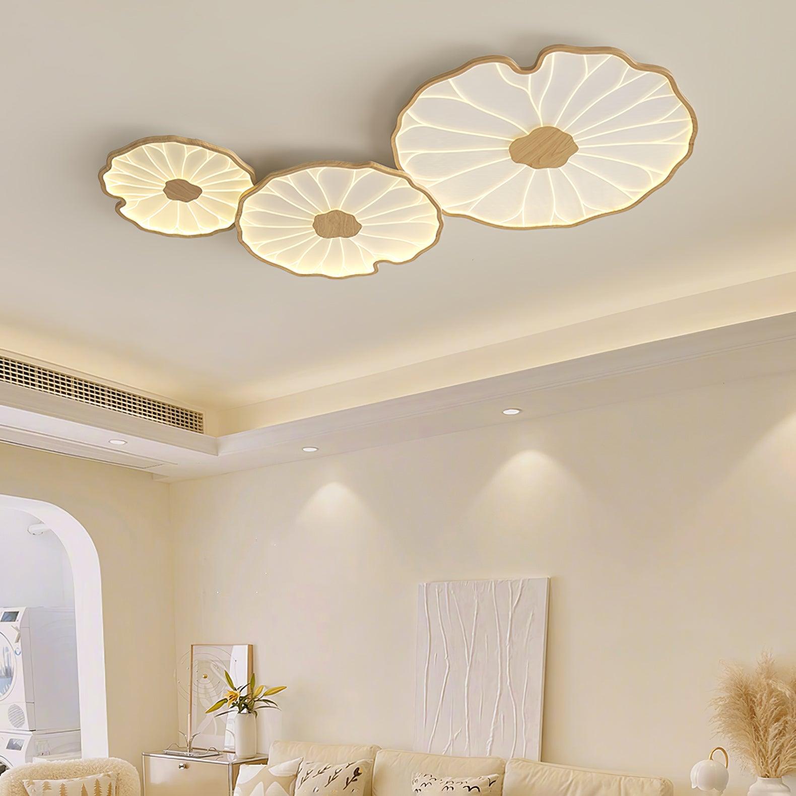 Luca | Ceiling Lamp Acrylic Lotus Shape Indoor Lighting