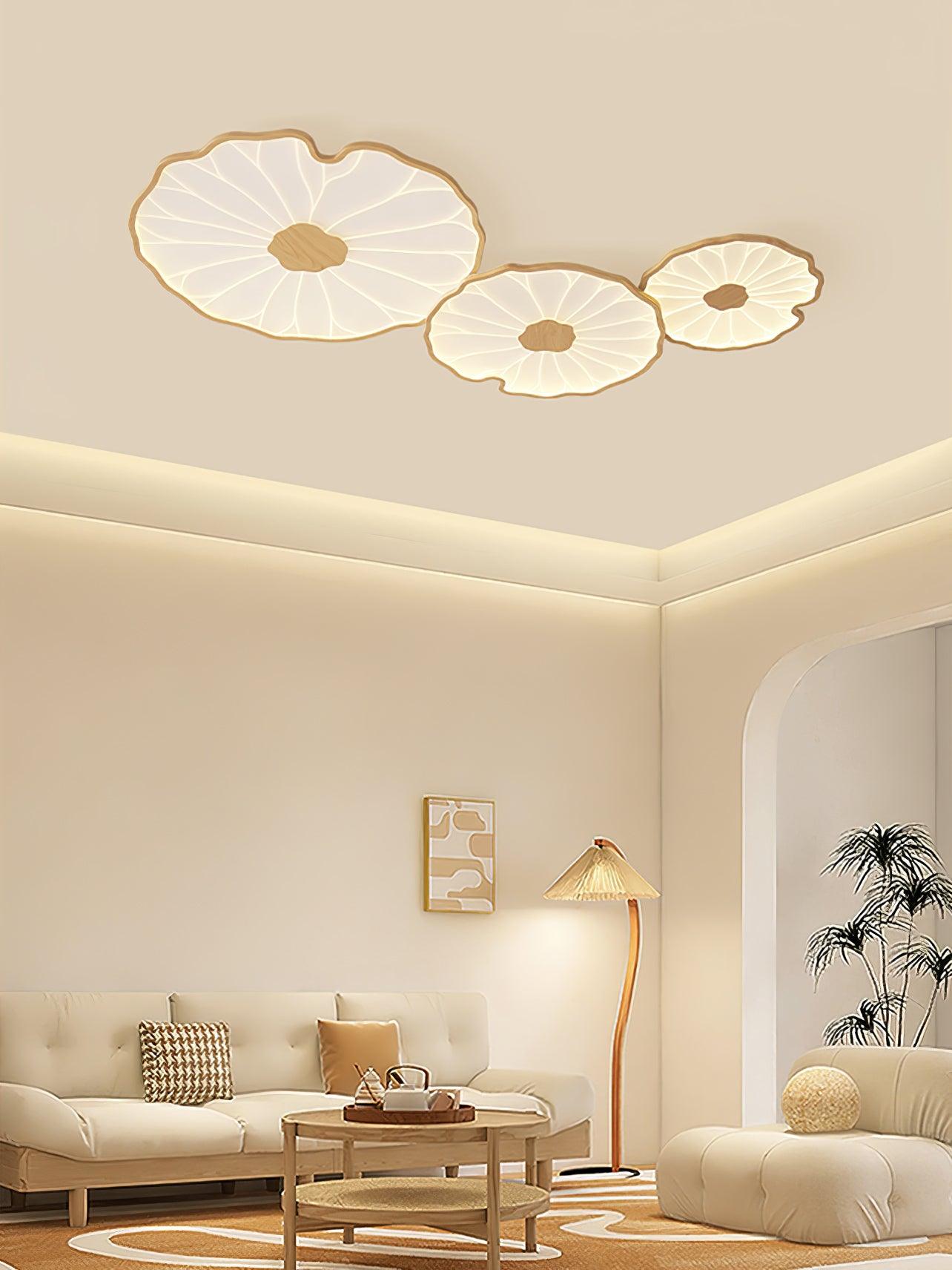 Luca | Ceiling Lamp Acrylic Lotus Shape Indoor Lighting