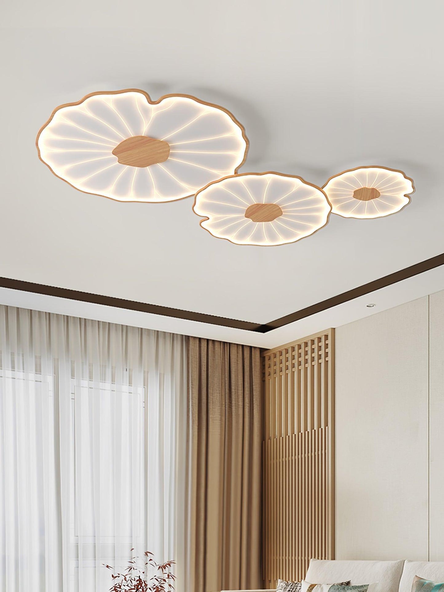 Luca | Ceiling Lamp Acrylic Lotus Shape Indoor Lighting