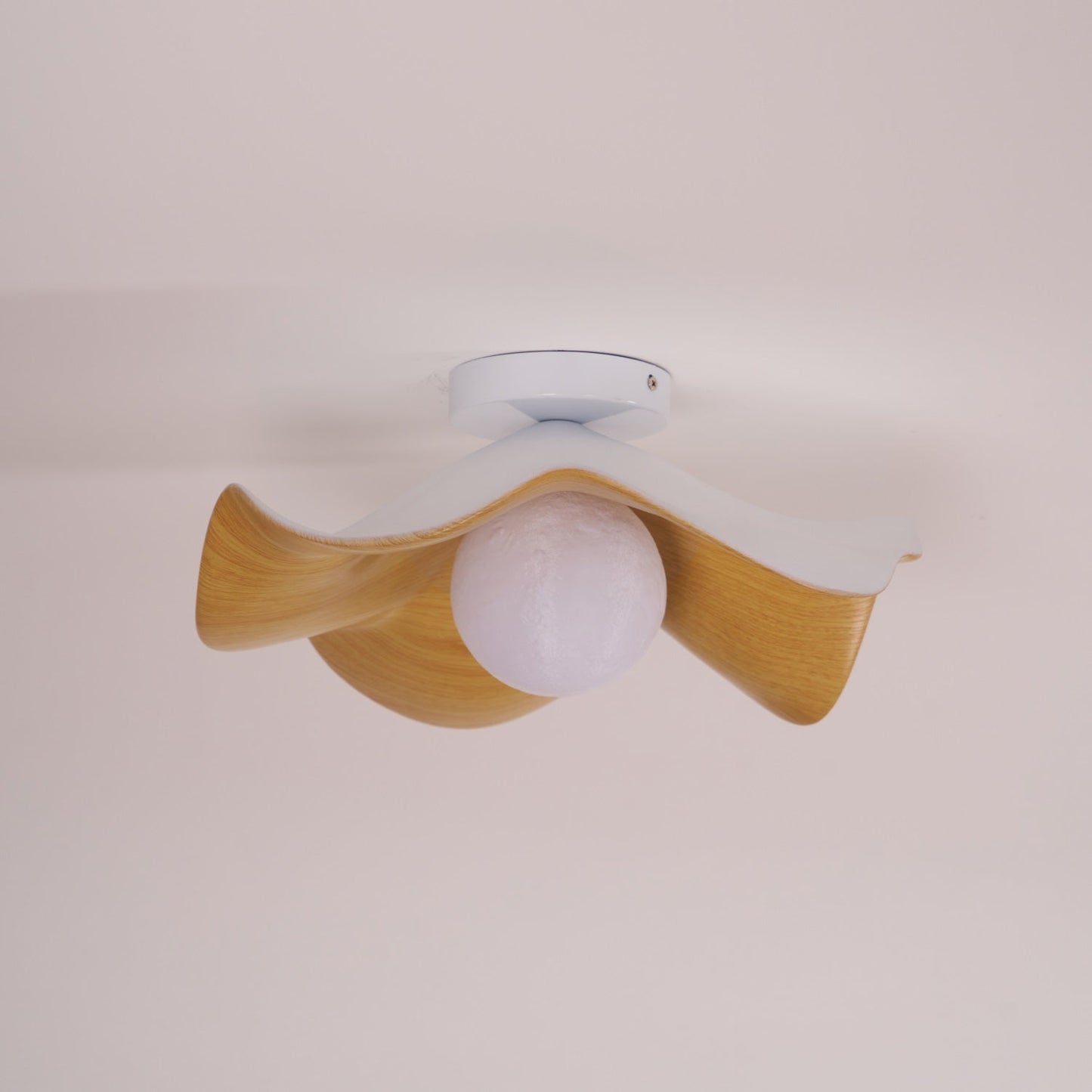 Isolde | LED Flush Mount Wood Bedroom Light Ceiling Lamp