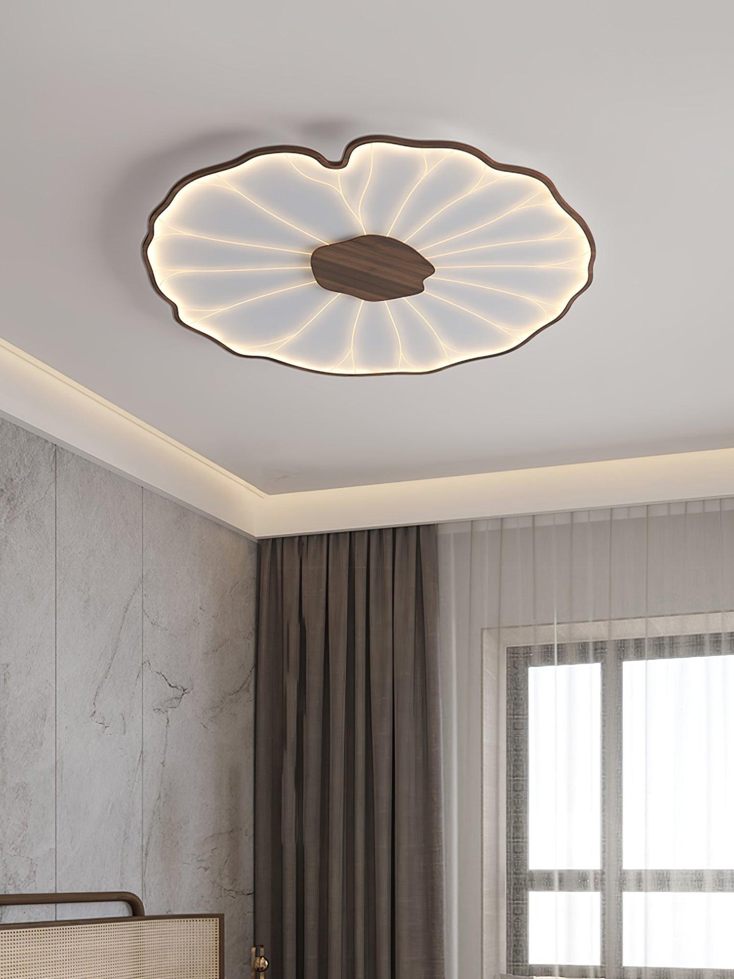 Luca | Ceiling Lamp Acrylic Lotus Shape Indoor Lighting