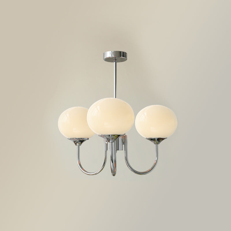 Amara | Round Pink Chandelier Acrylic Light for Living Room & Bedroom