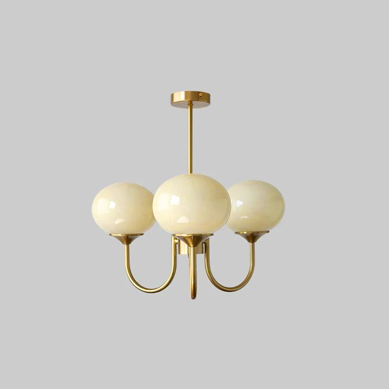 Amara | Round Pink Chandelier Acrylic Light for Living Room & Bedroom