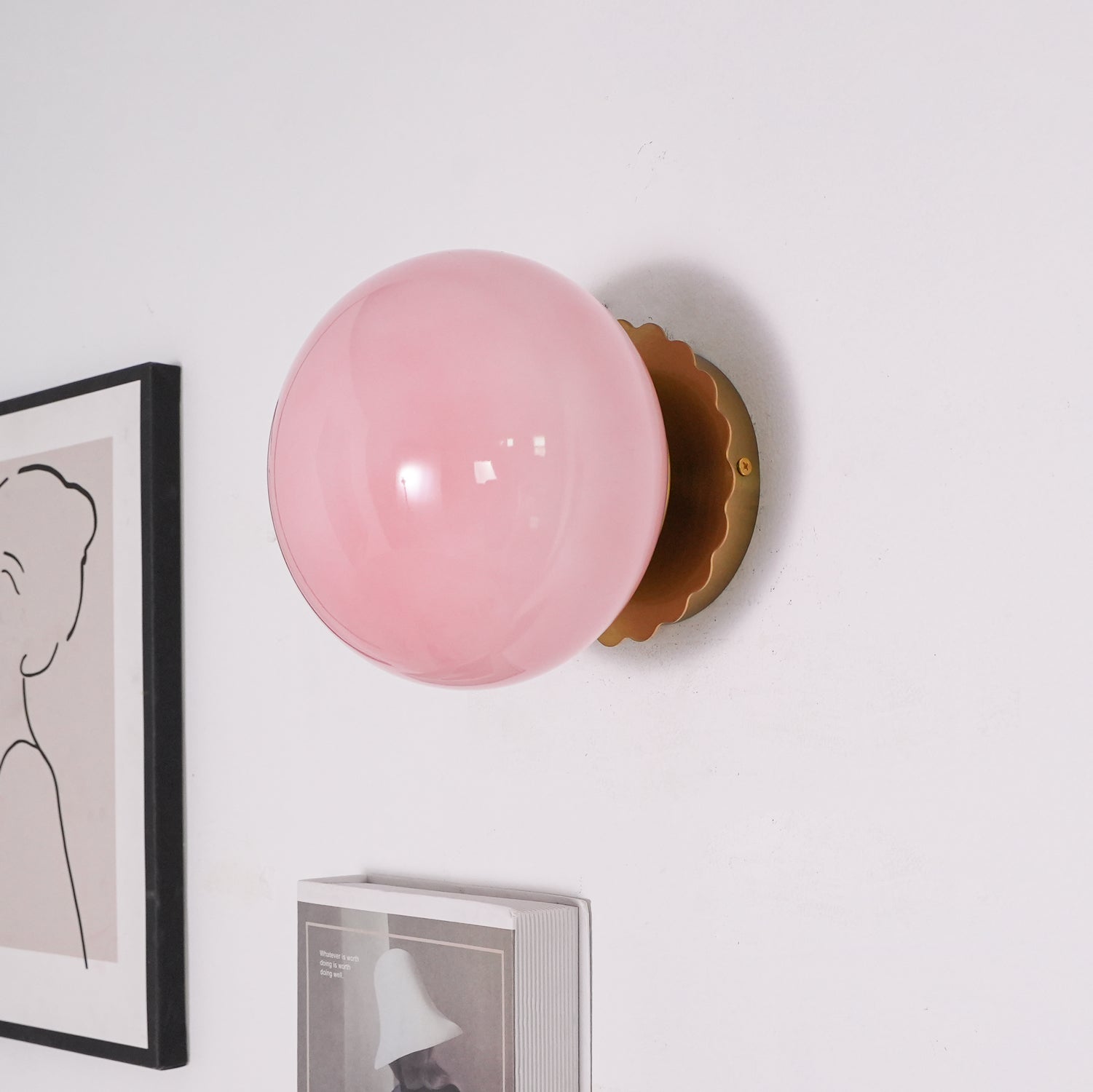 Roselle | Indoor Bauhaus Glass Wall Light