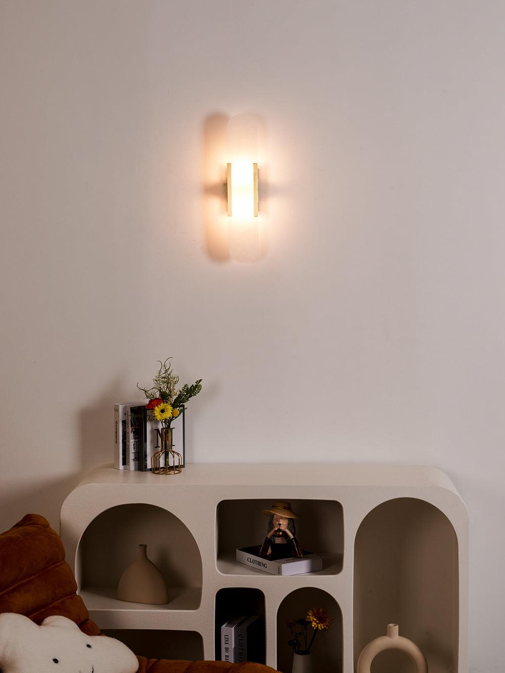 Sarah | Vertical Wall Lamp Alabaster Living Room Bedside Light
