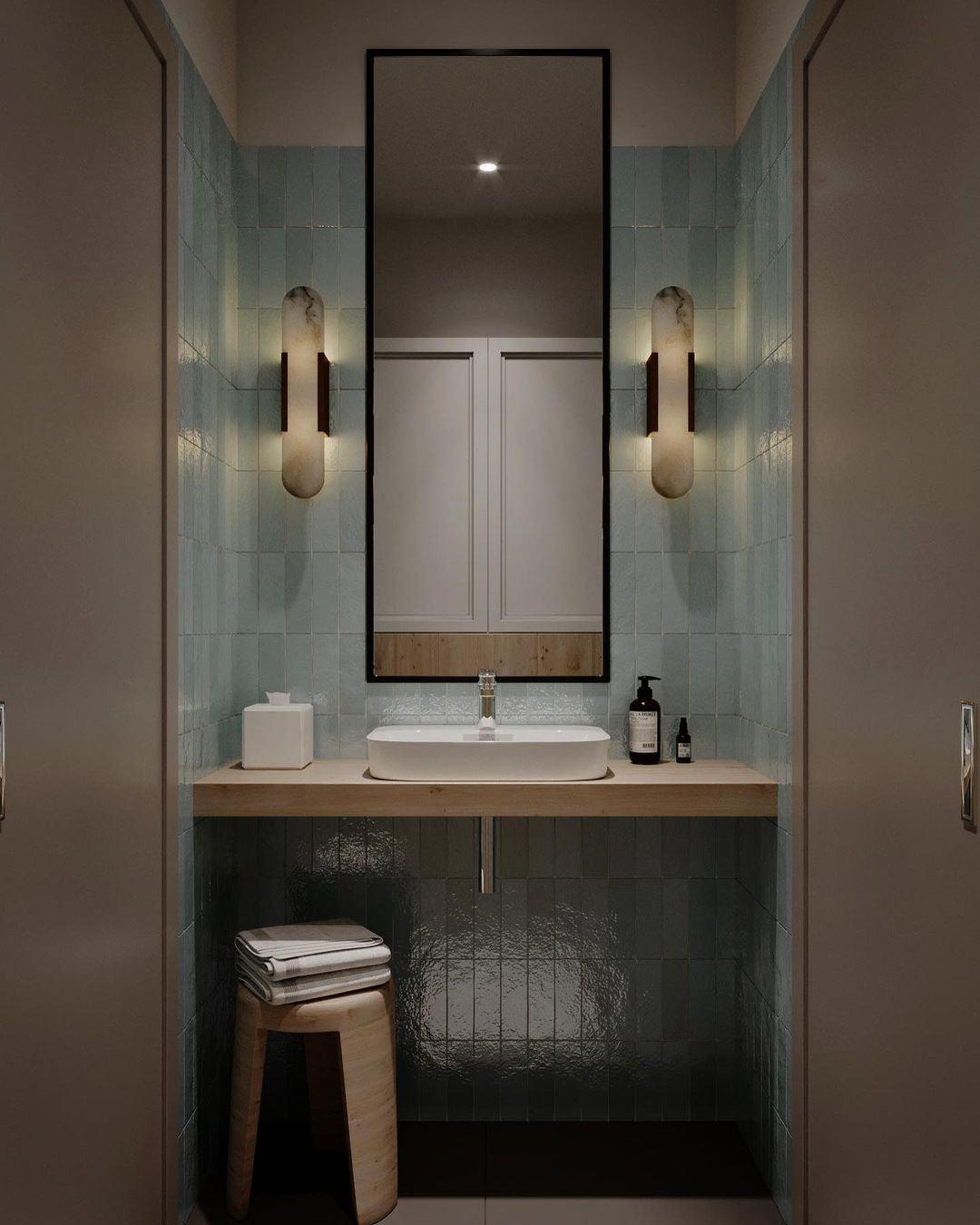 Sarah | Vertical Wall Lamp Alabaster Living Room Bedside Light