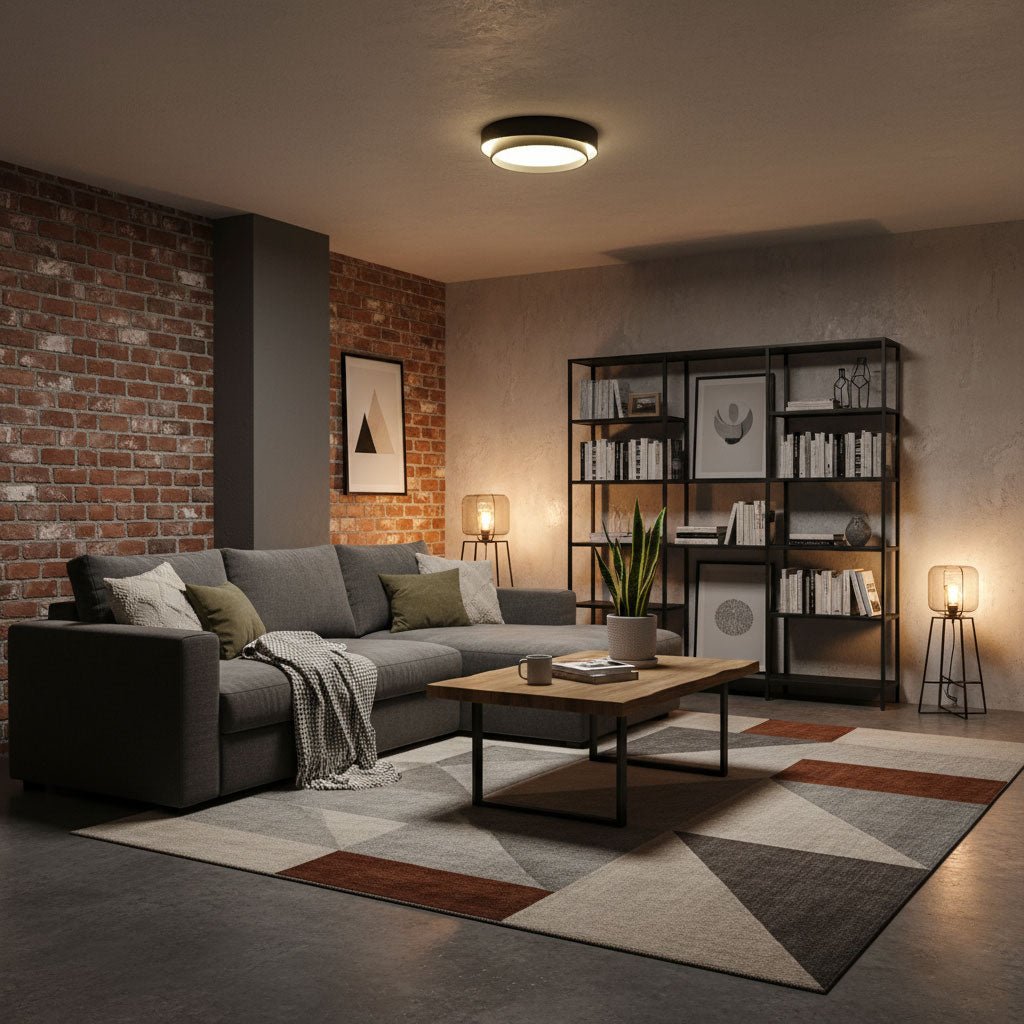 Vera | Circular Ceiling Lamp Modern Minimalist Living Room