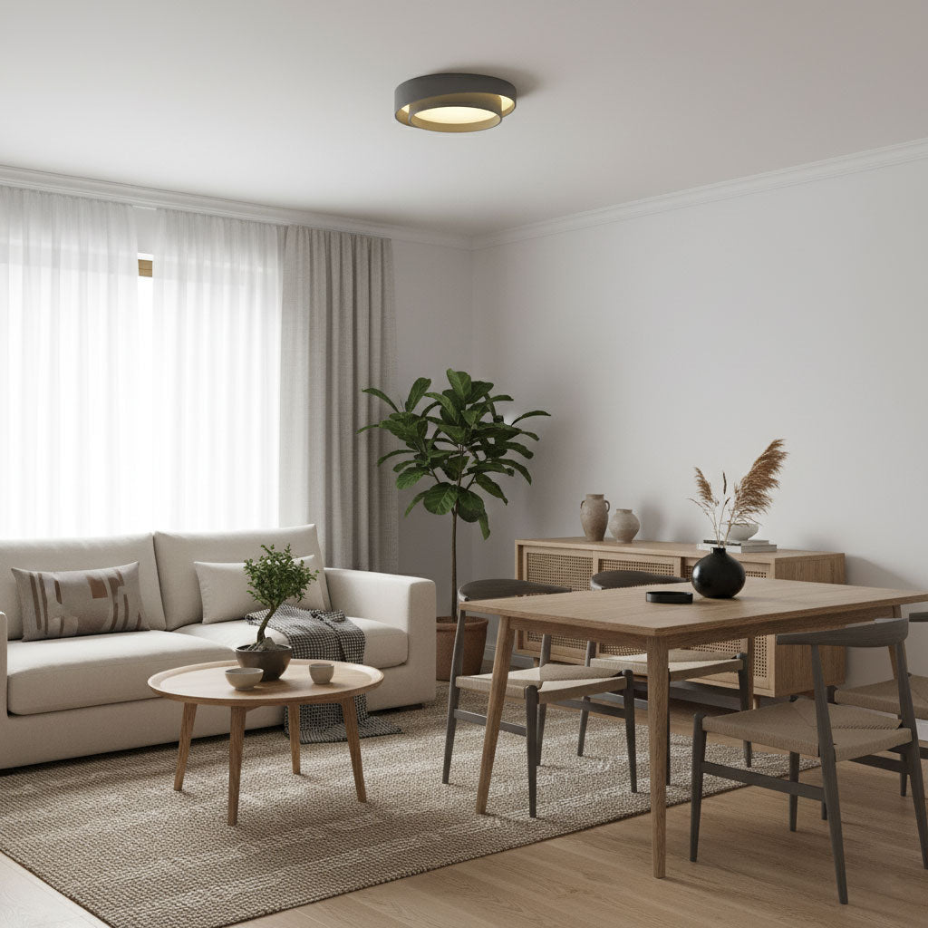 Vera | Circular Ceiling Lamp Modern Minimalist Living Room