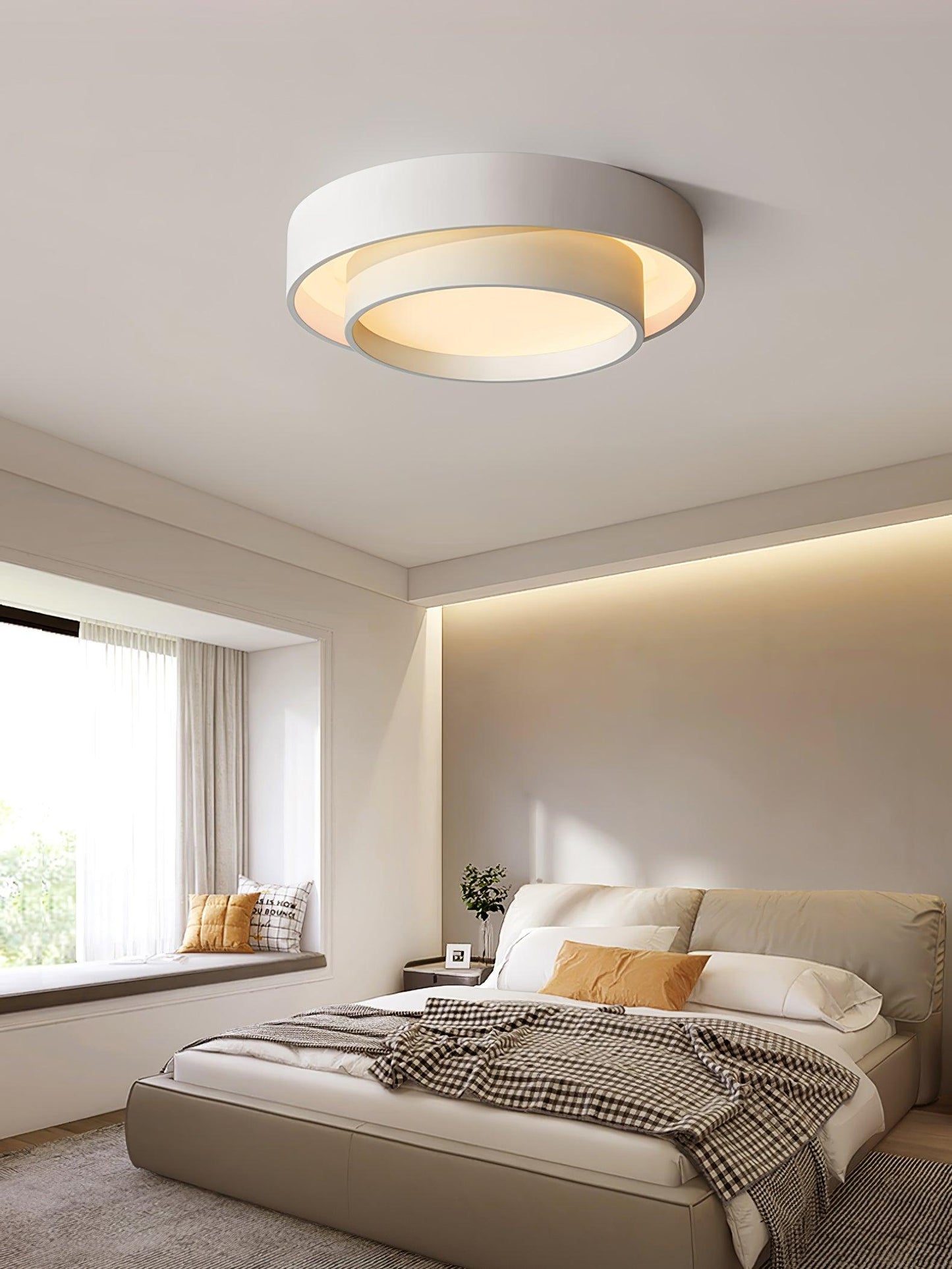 Vera | Circular Ceiling Lamp Modern Minimalist Living Room