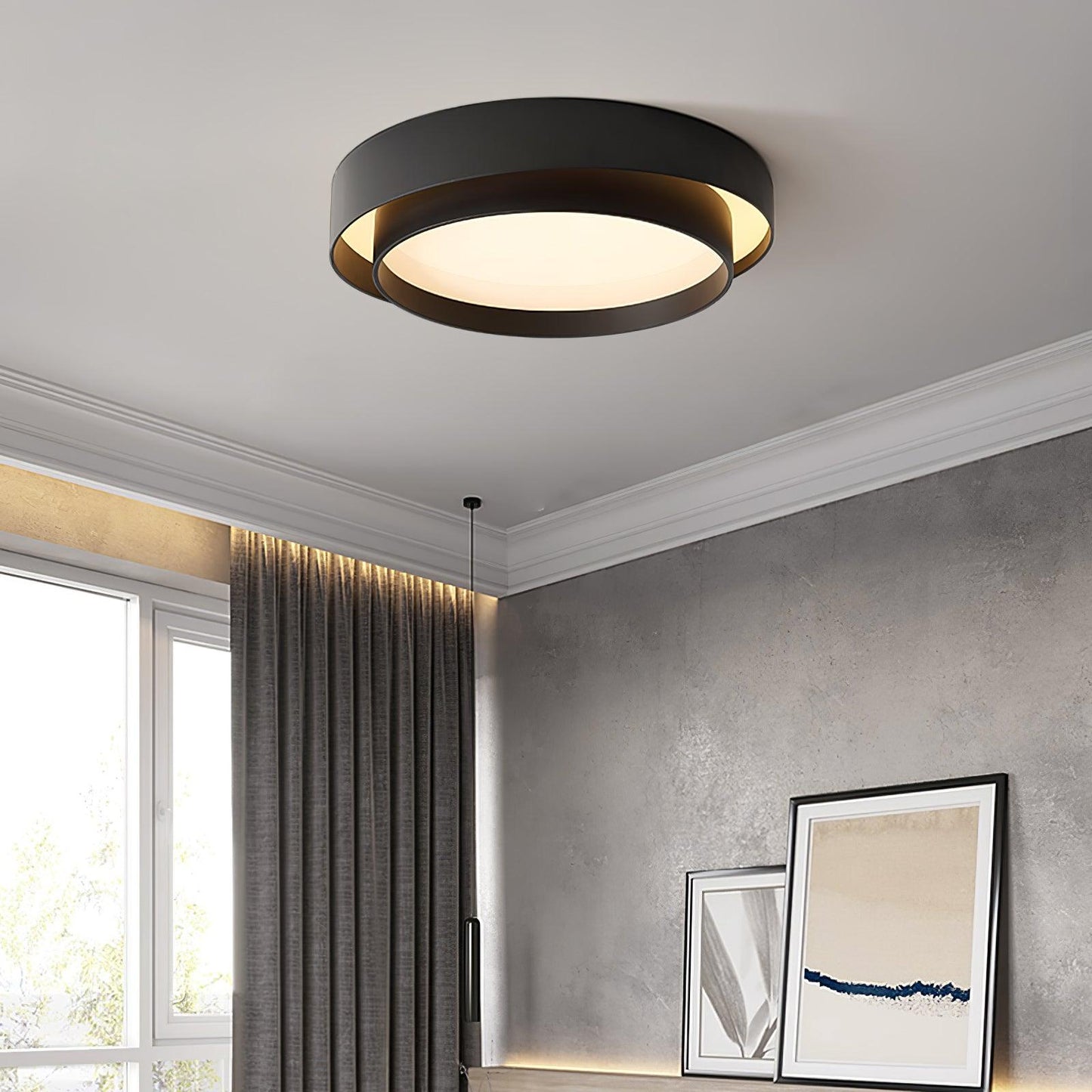 Vera | Circular Ceiling Lamp Modern Minimalist Living Room