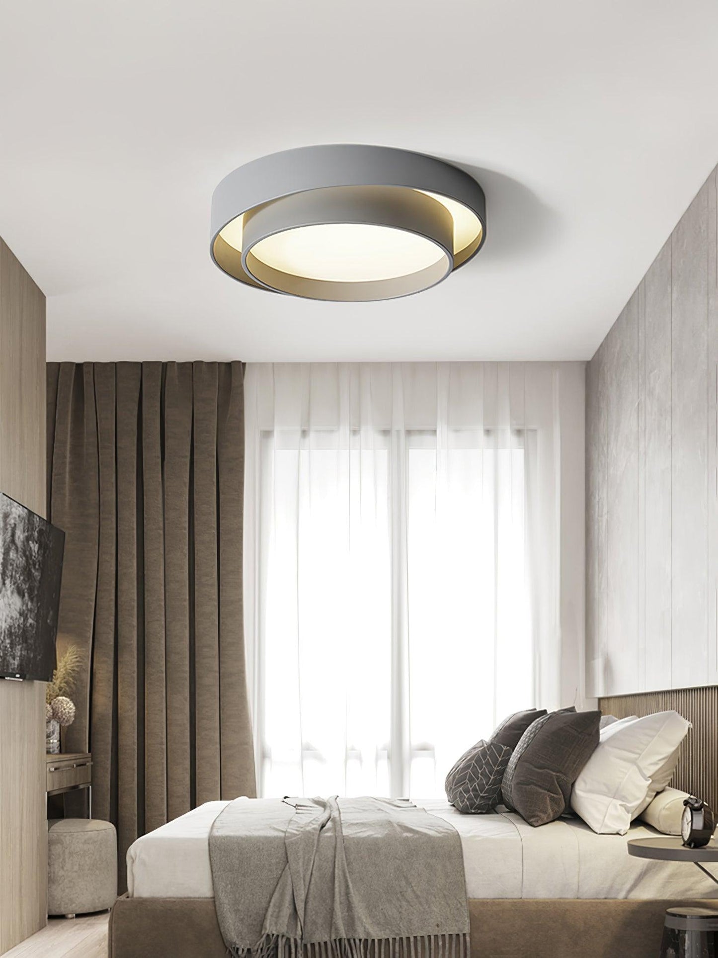 Vera | Circular Ceiling Lamp Modern Minimalist Living Room