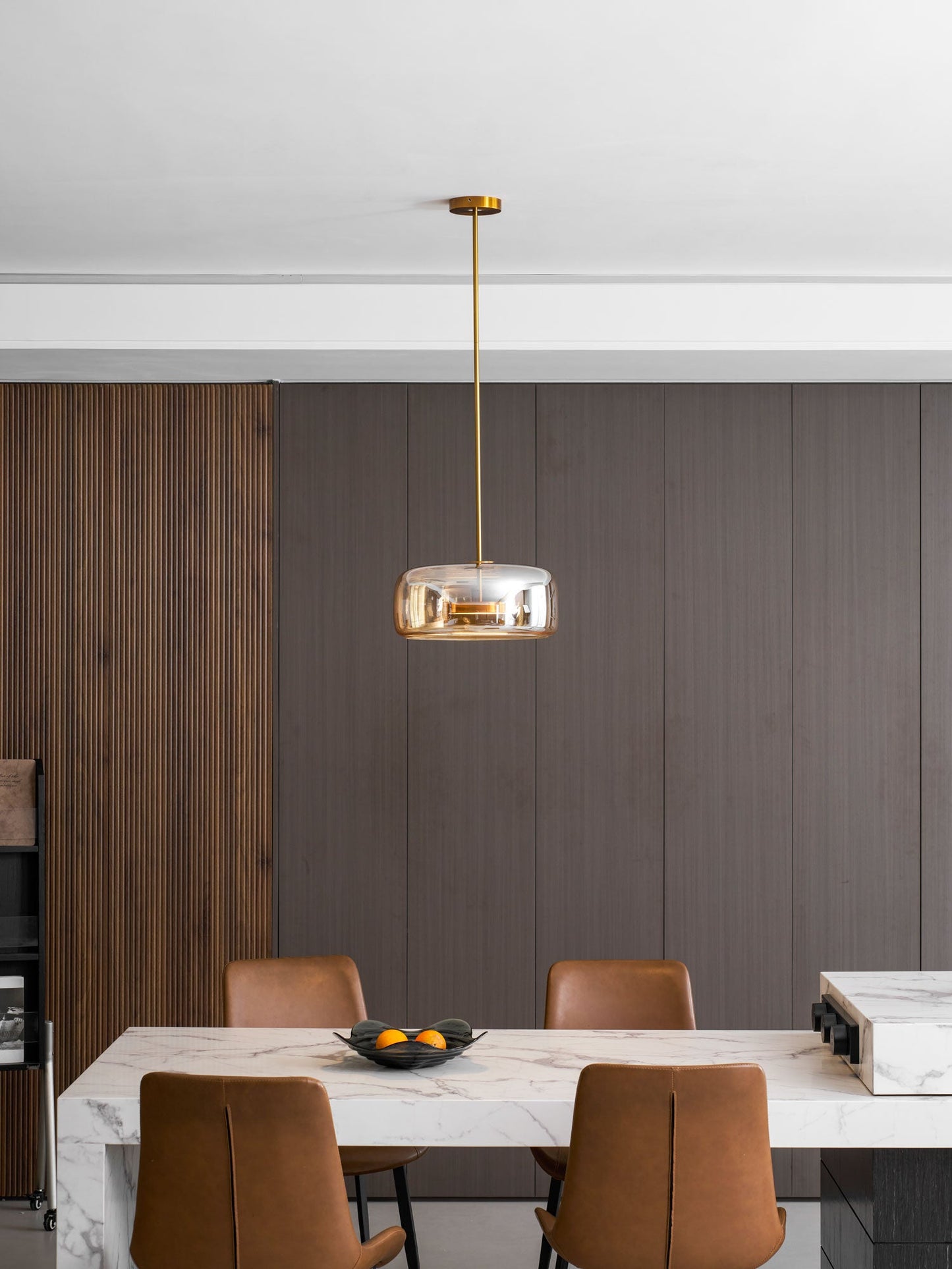 Vianca | Clear Glass Pendant Lamp Modern Bedroom Entryway Light