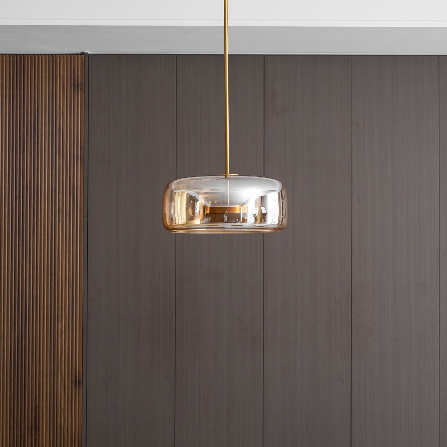 Vianca | Clear Glass Pendant Lamp Modern Bedroom Entryway Light