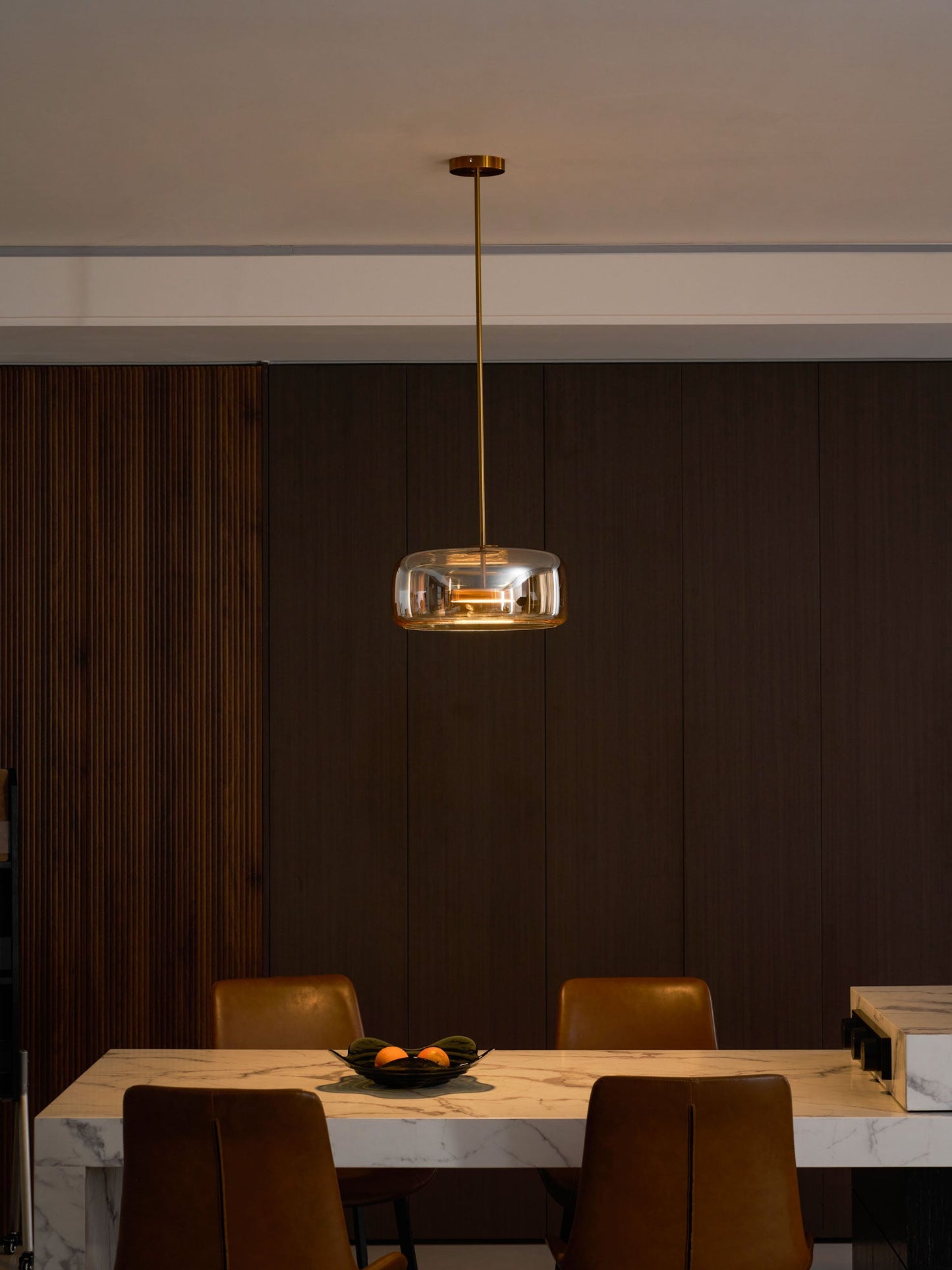 Vianca | Clear Glass Pendant Lamp Modern Bedroom Entryway Light