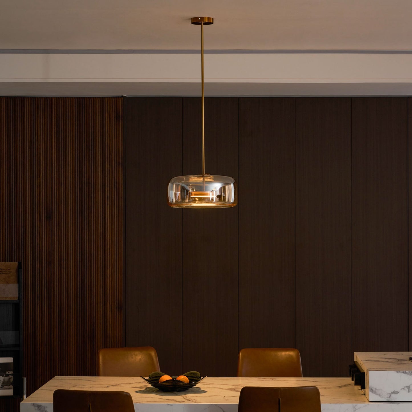 Vianca | Clear Glass Pendant Lamp Modern Bedroom Entryway Light