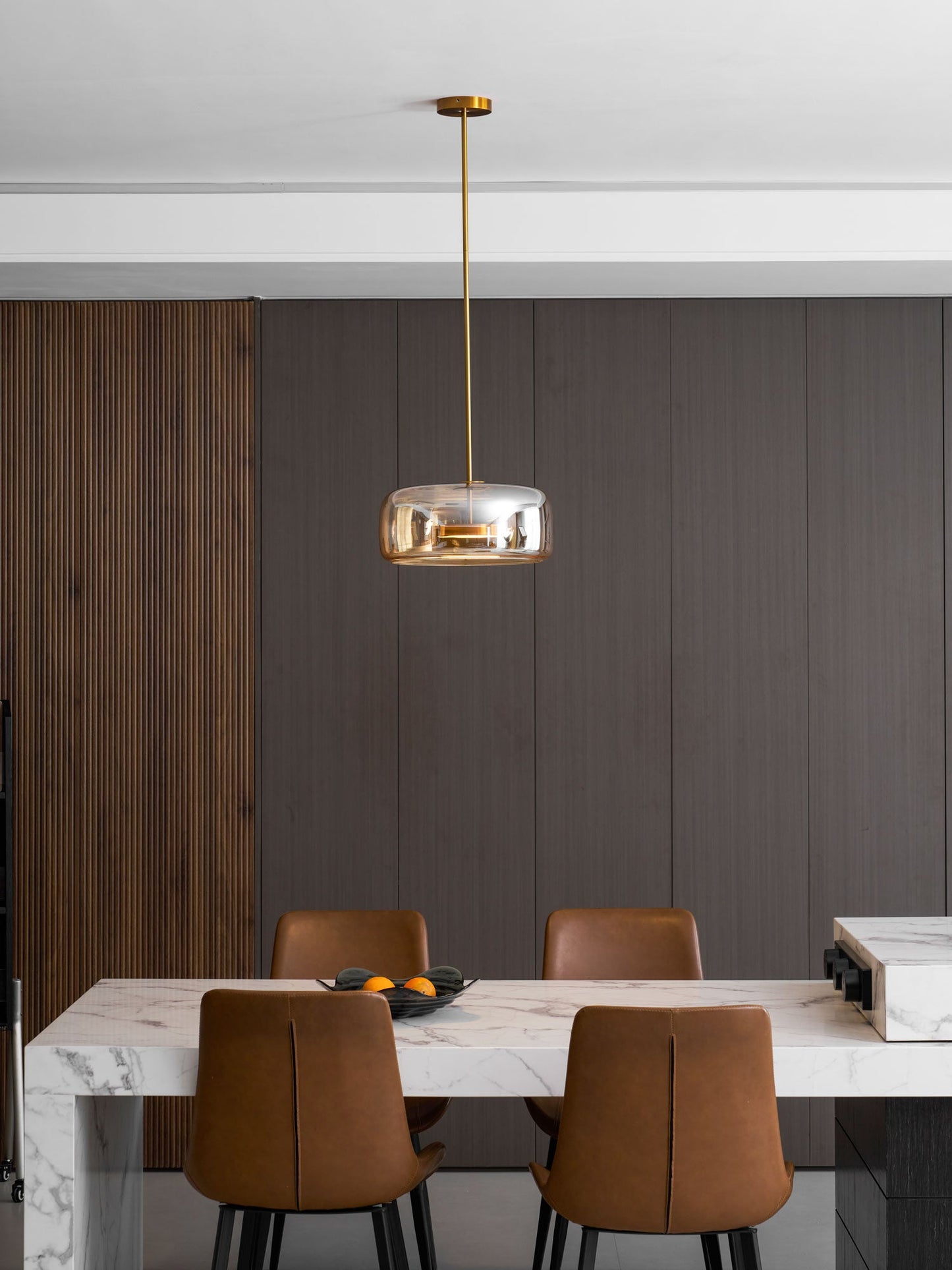 Vianca | Clear Glass Pendant Lamp Modern Bedroom Entryway Light