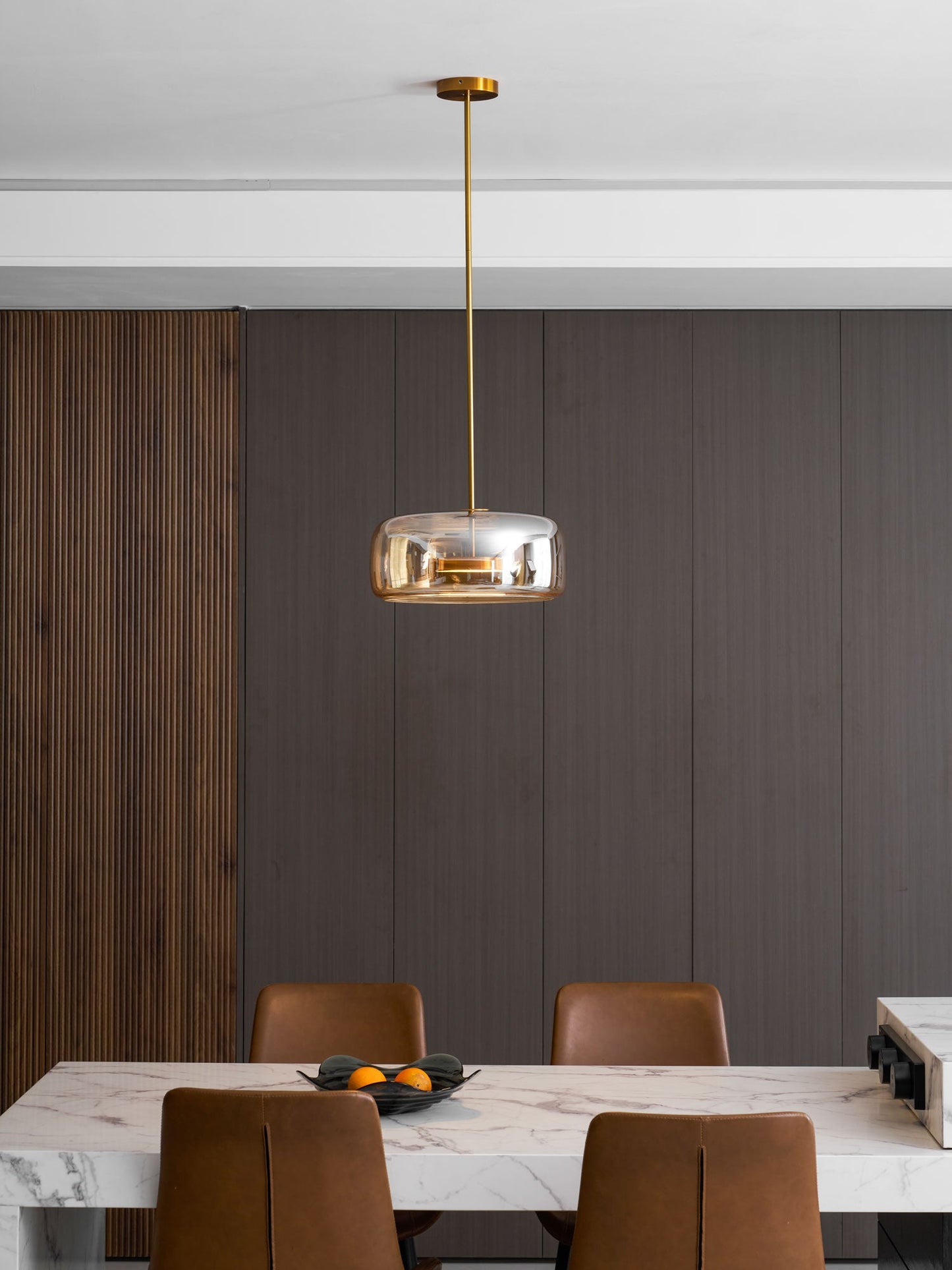 Vianca | Clear Glass Pendant Lamp Modern Bedroom Entryway Light