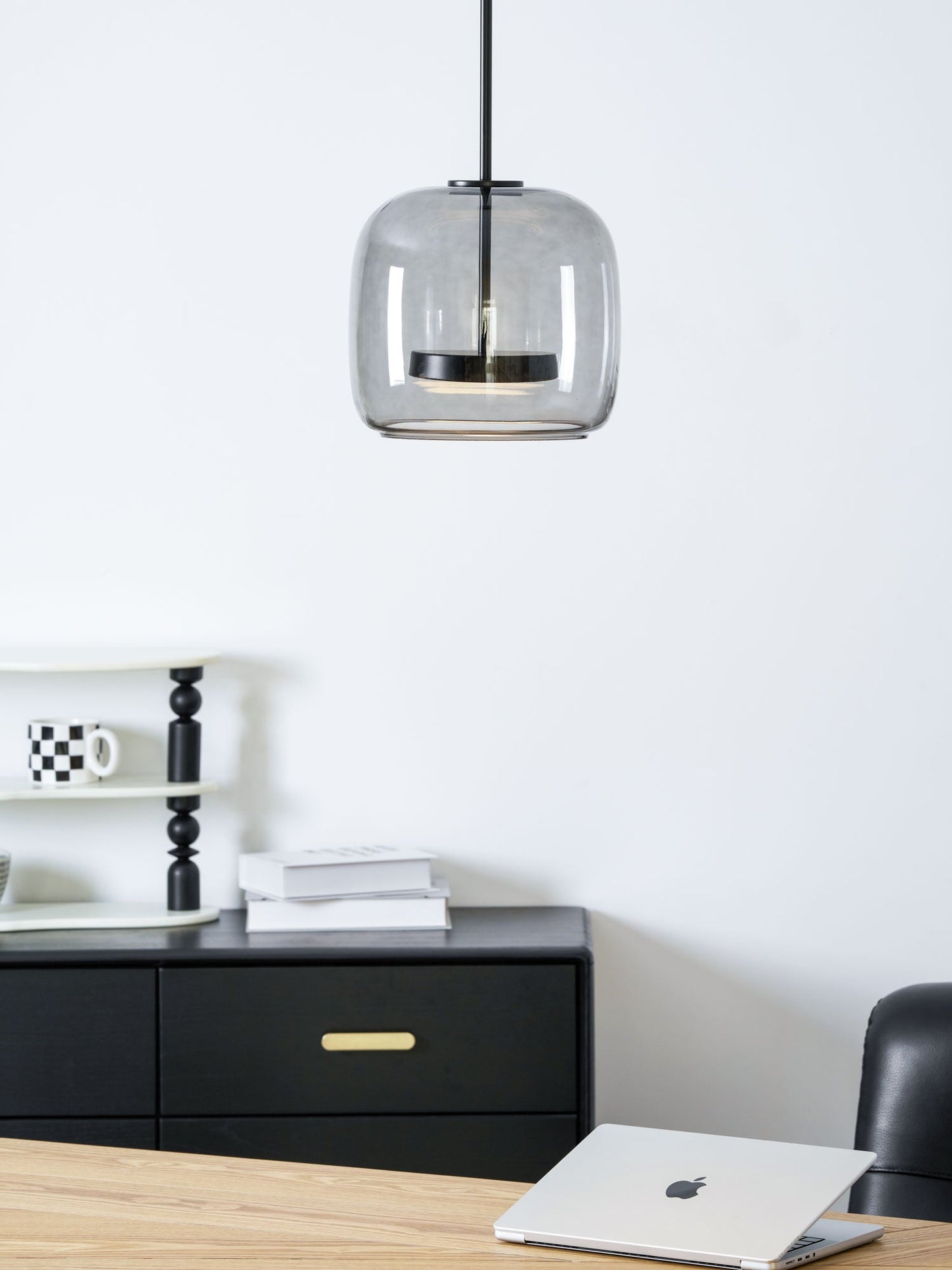 Vianca | Clear Glass Pendant Lamp Modern Bedroom Entryway Light