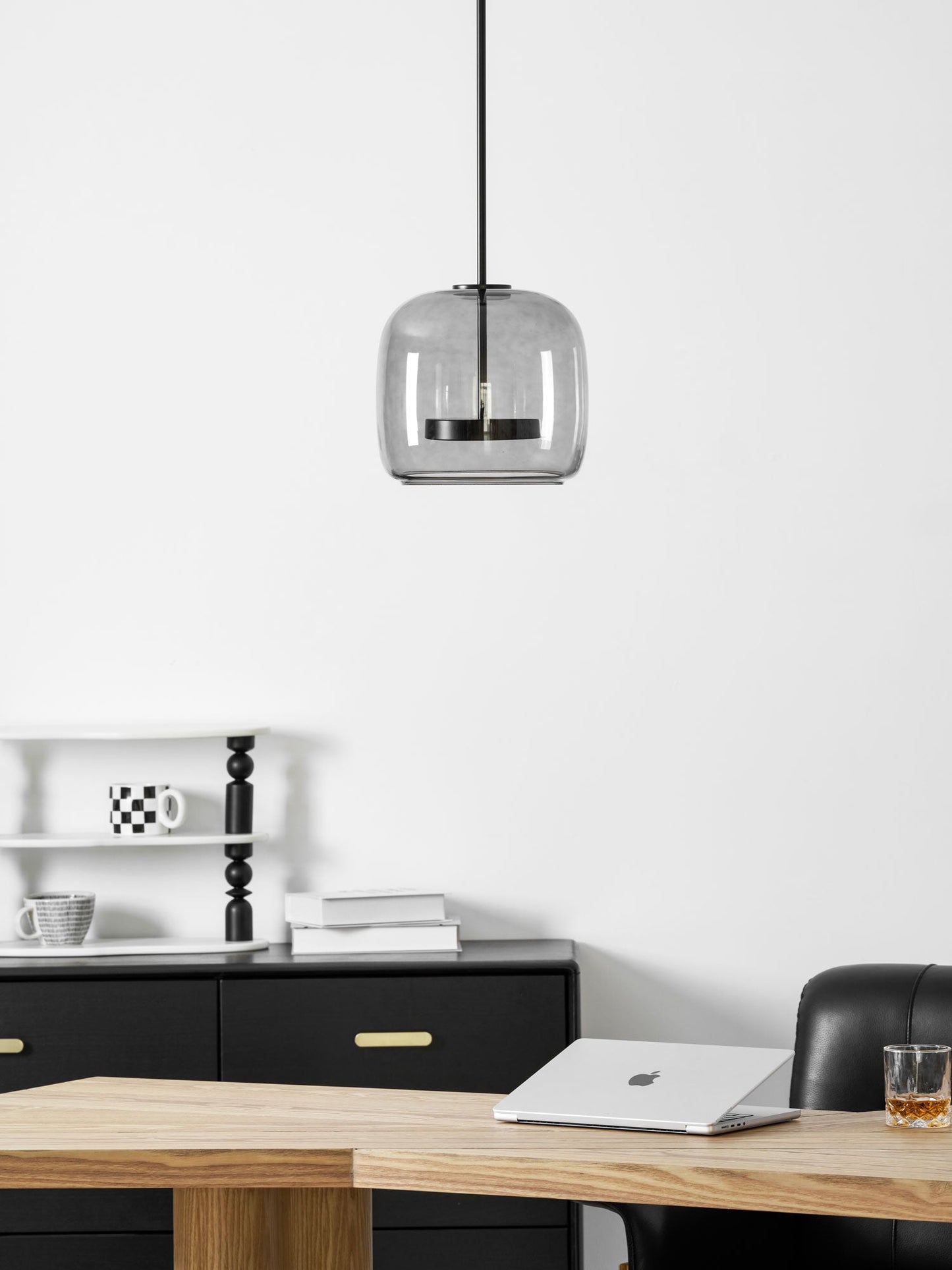 Vianca | Clear Glass Pendant Lamp Modern Bedroom Entryway Light