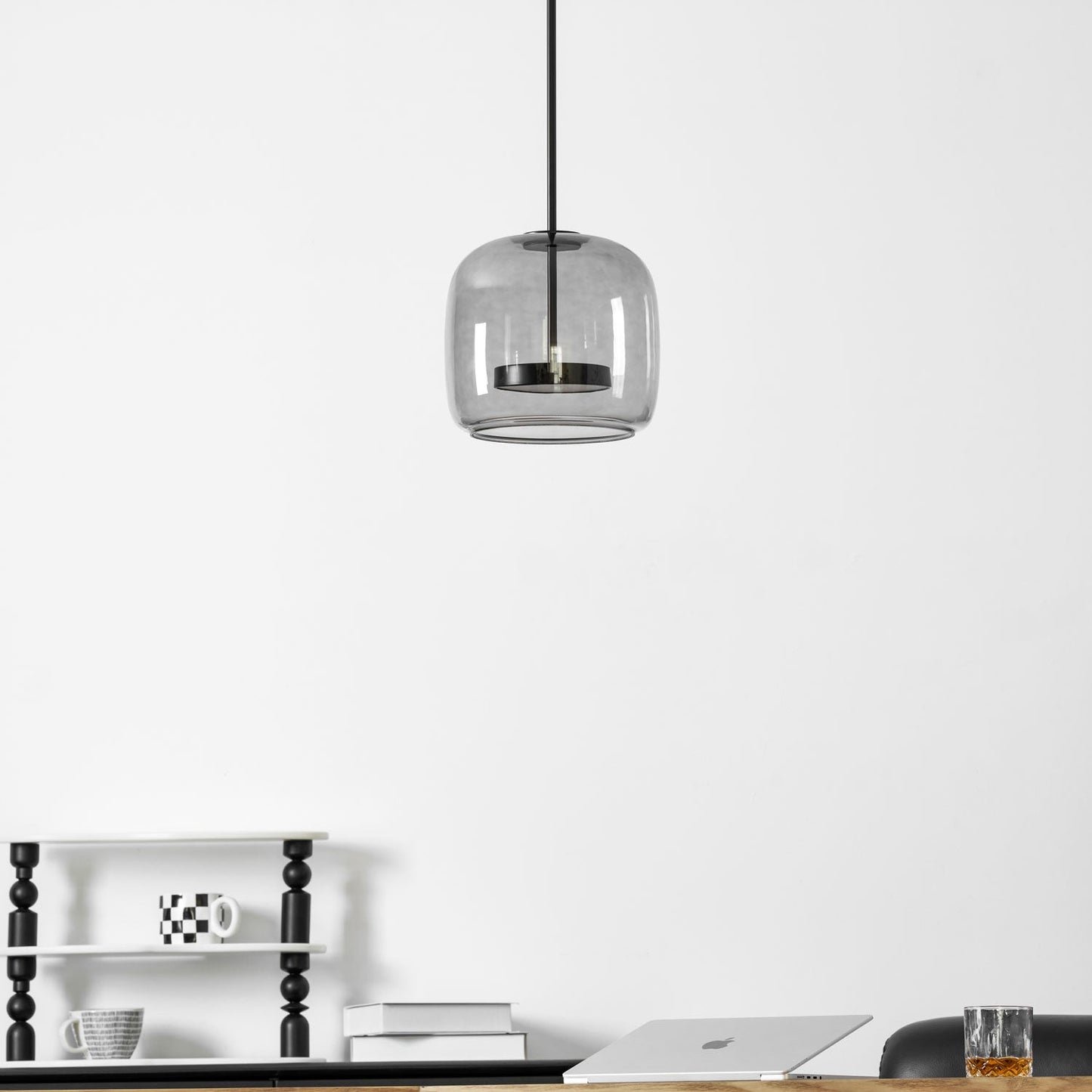 Vianca | Clear Glass Pendant Lamp Modern Bedroom Entryway Light
