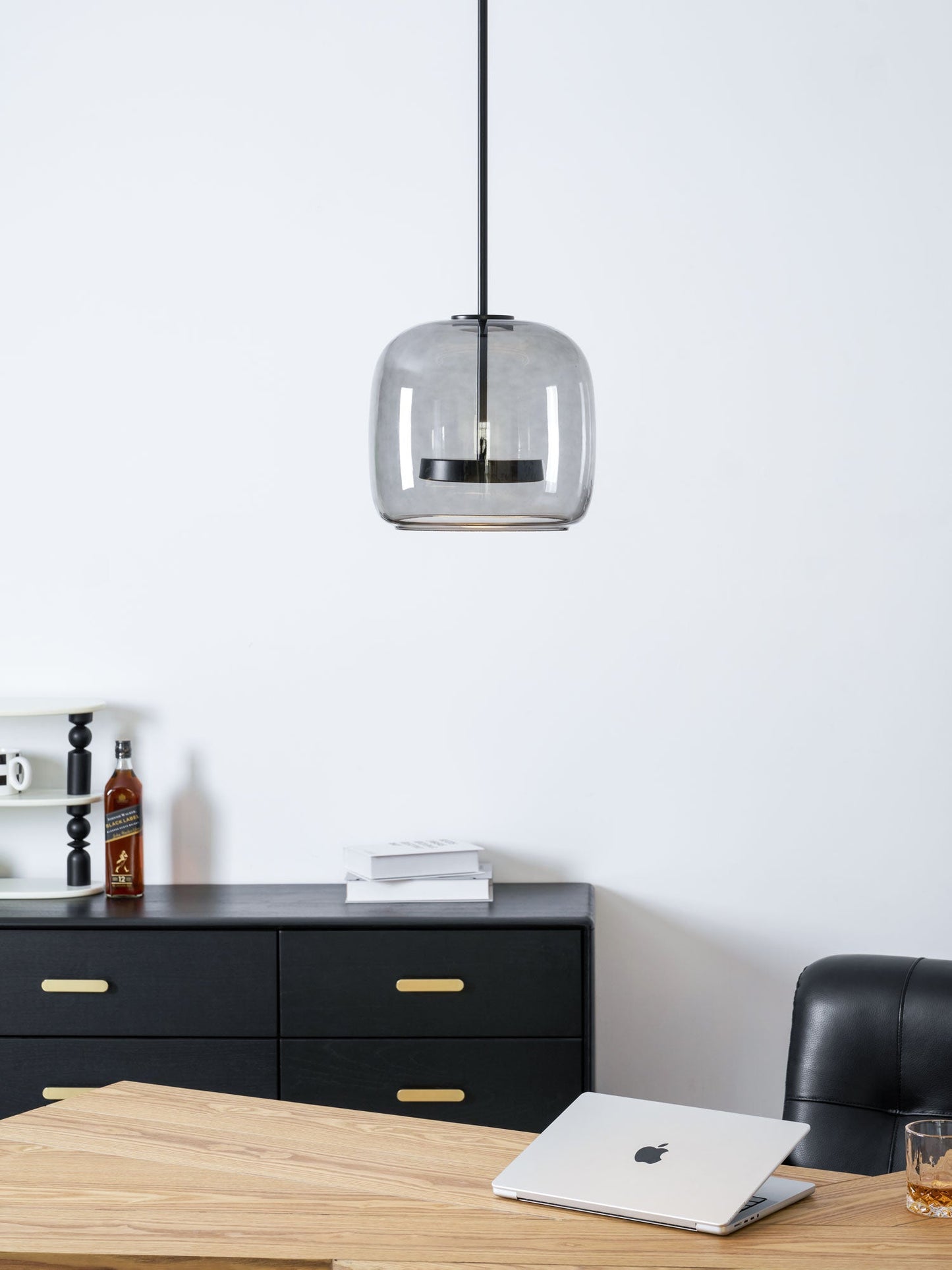 Vianca | Clear Glass Pendant Lamp Modern Bedroom Entryway Light