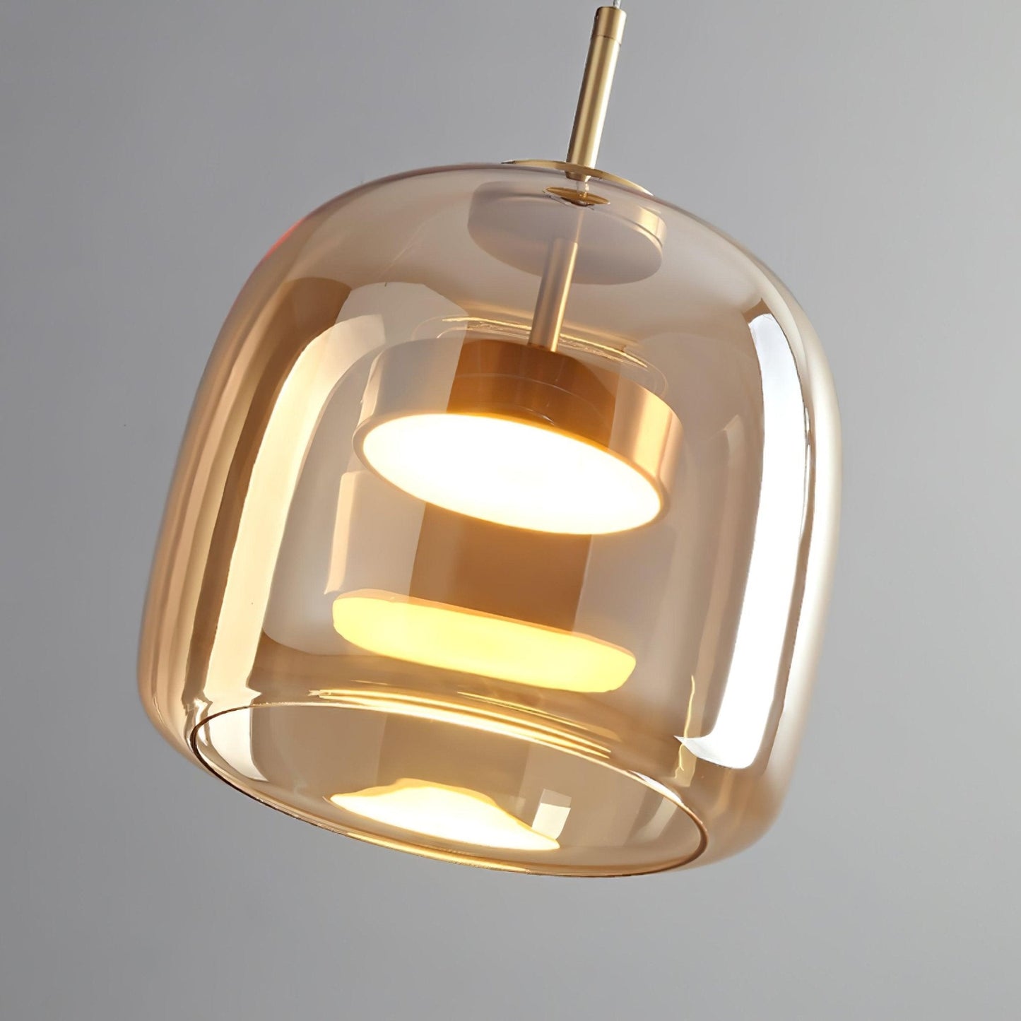 Vianca | Clear Glass Pendant Lamp Modern Bedroom Entryway Light
