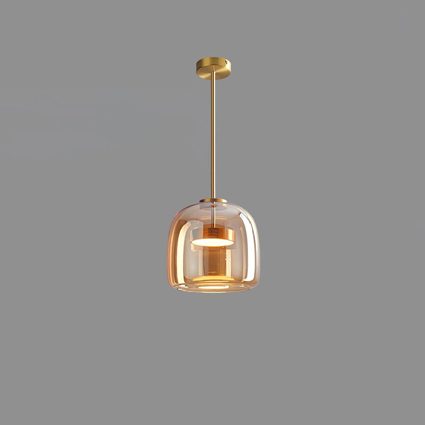 Vianca | Clear Glass Pendant Lamp Modern Bedroom Entryway Light