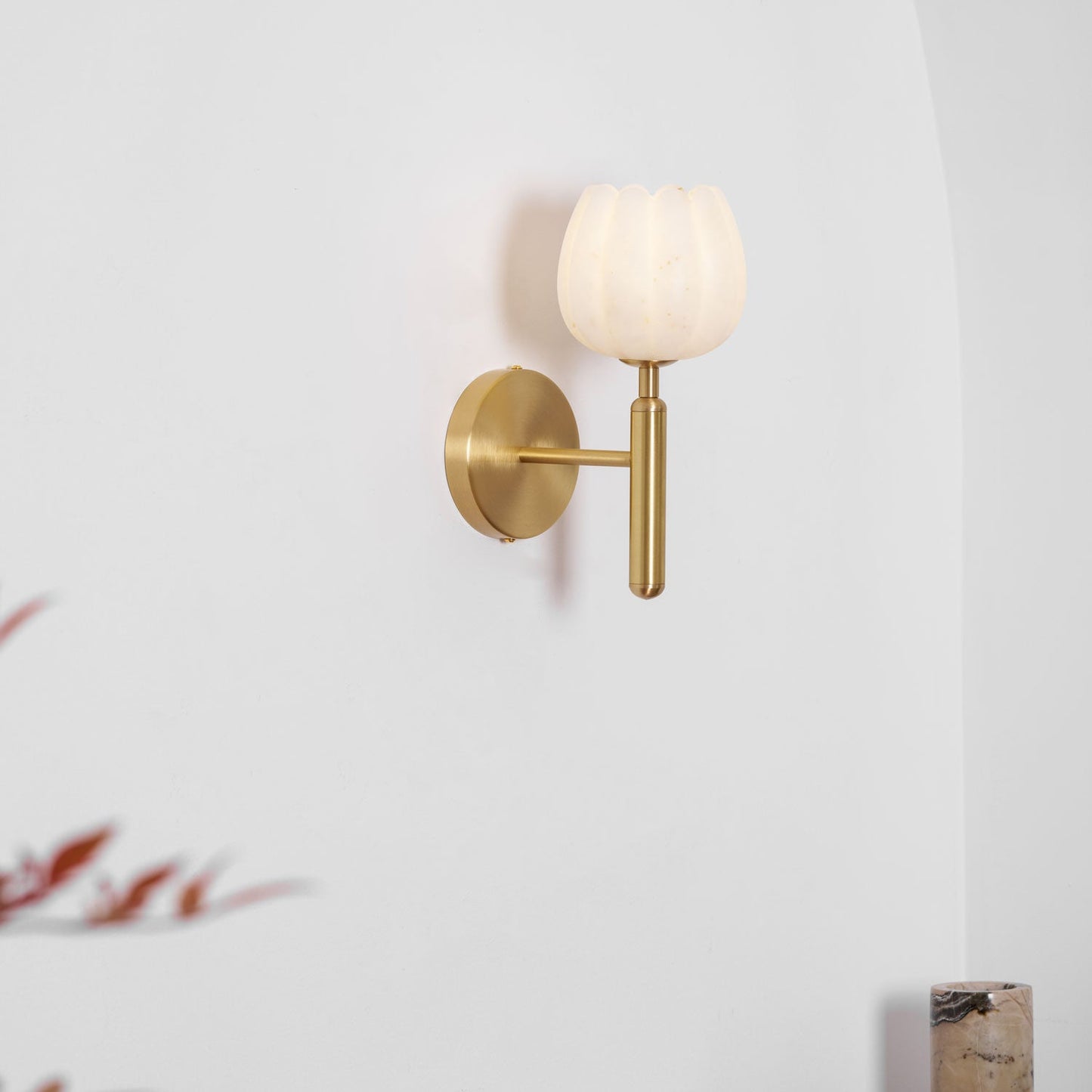 Ezra | Wall Lamp Flower-Shaped Metal Indoor Lighting for Hallway or Office