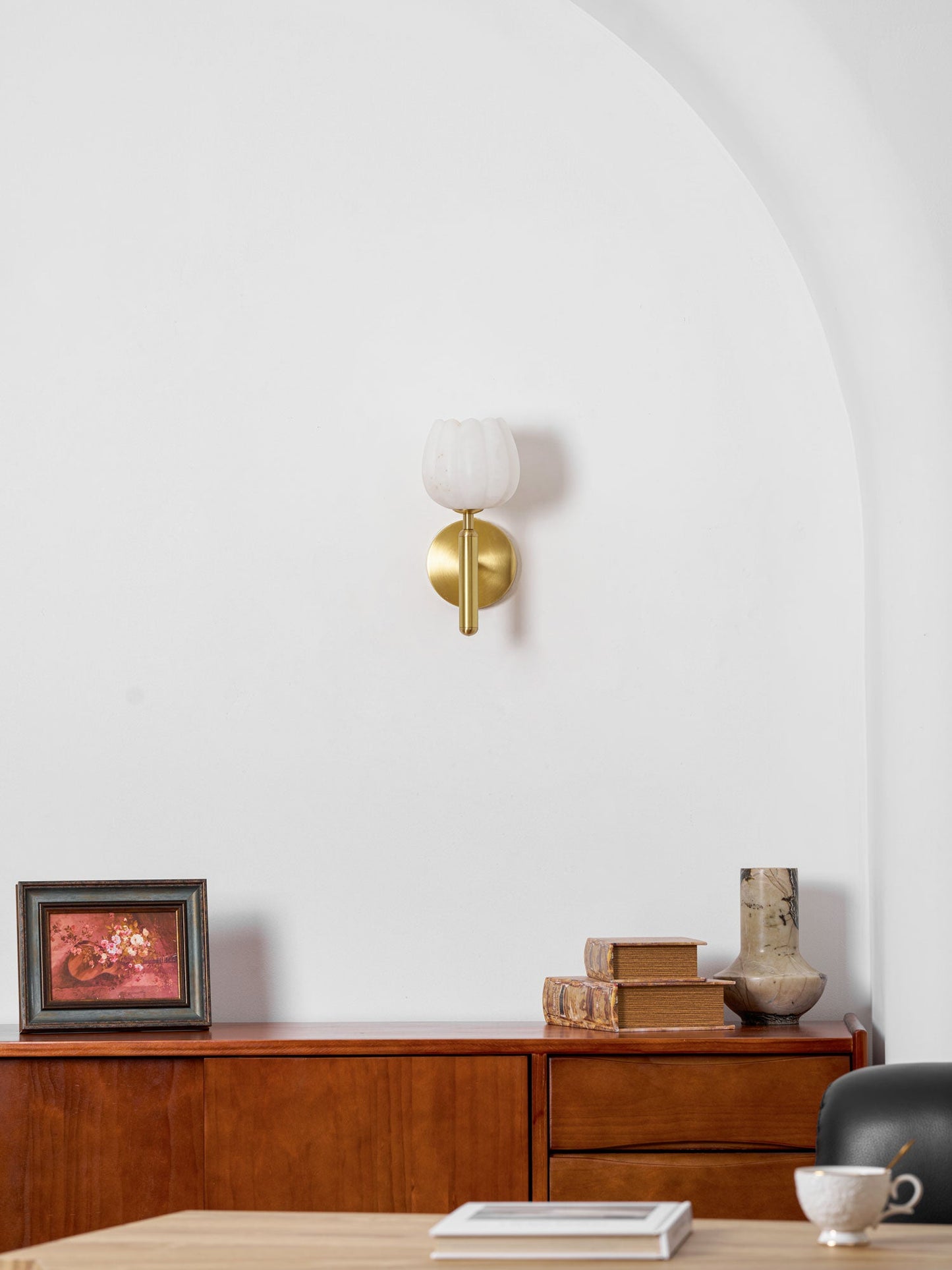 Ezra | Wall Lamp Flower-Shaped Metal Indoor Lighting for Hallway or Office